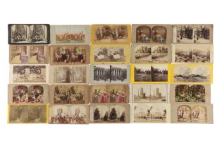 Collection of 62 Stereo Cards,