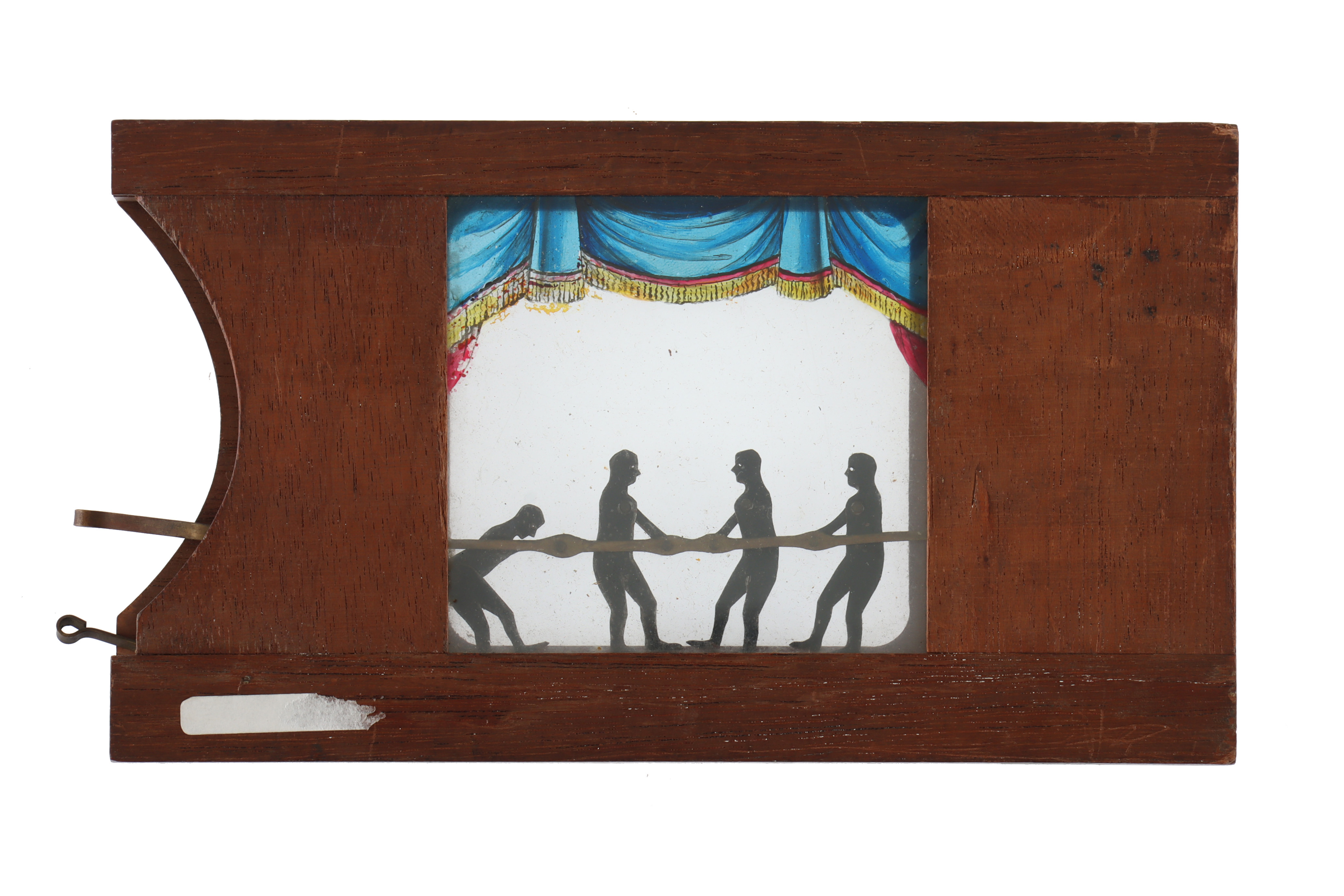 Magic Lantern Slide, Tug of War,