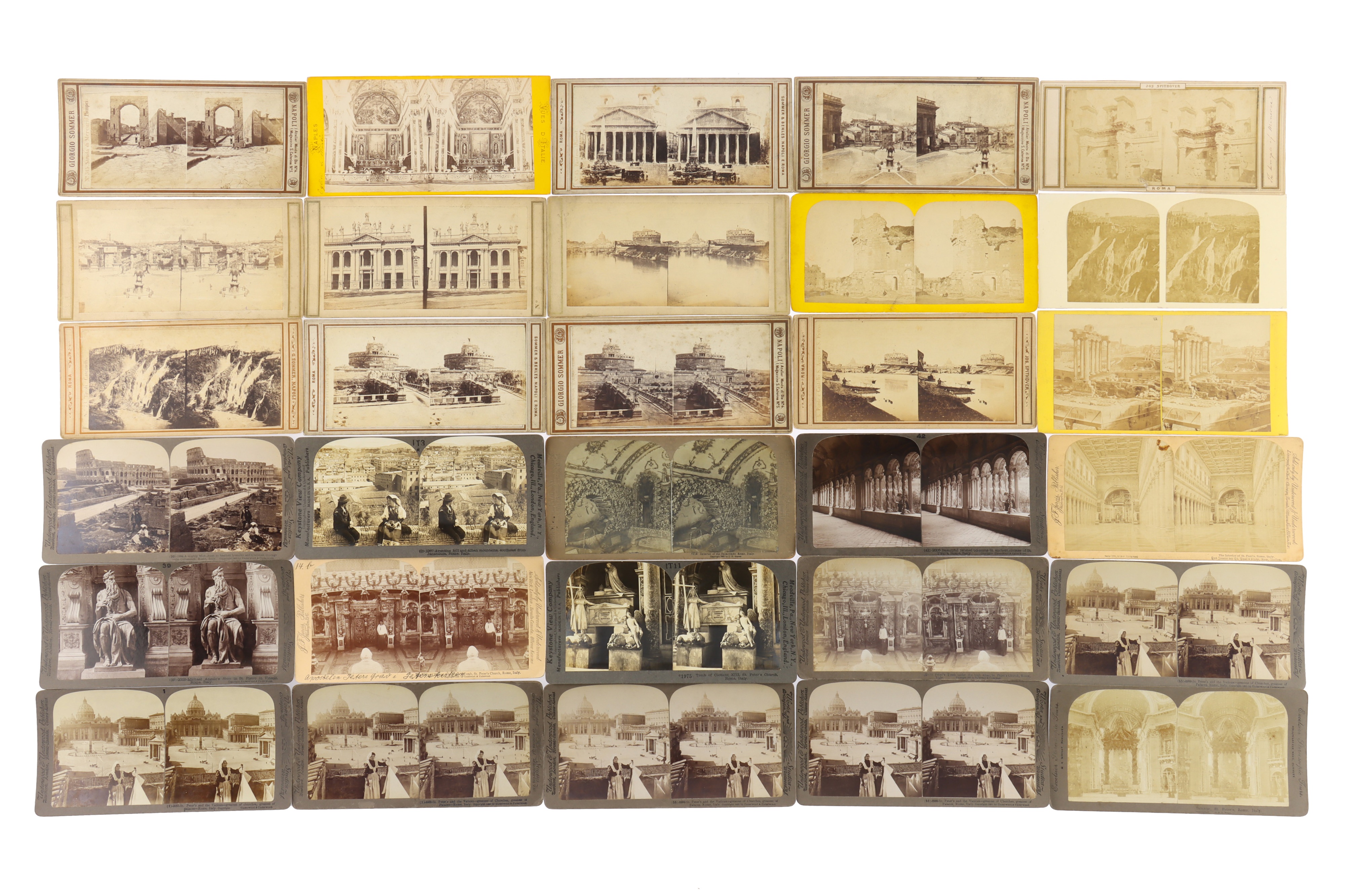 Stereoviews of Italy - Image 13 of 36
