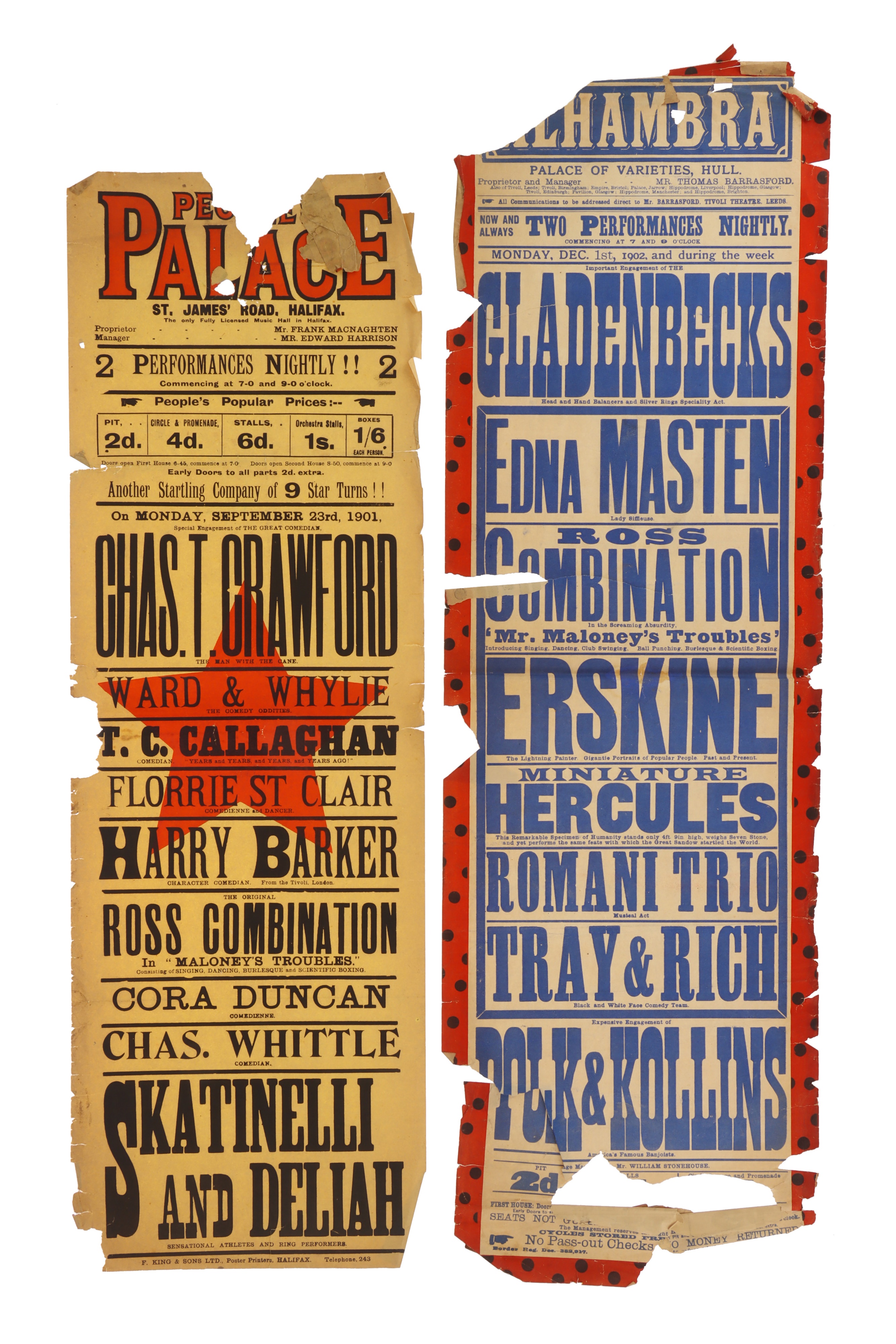 Collection of 20 Early Entertainment Posters, - Image 14 of 14