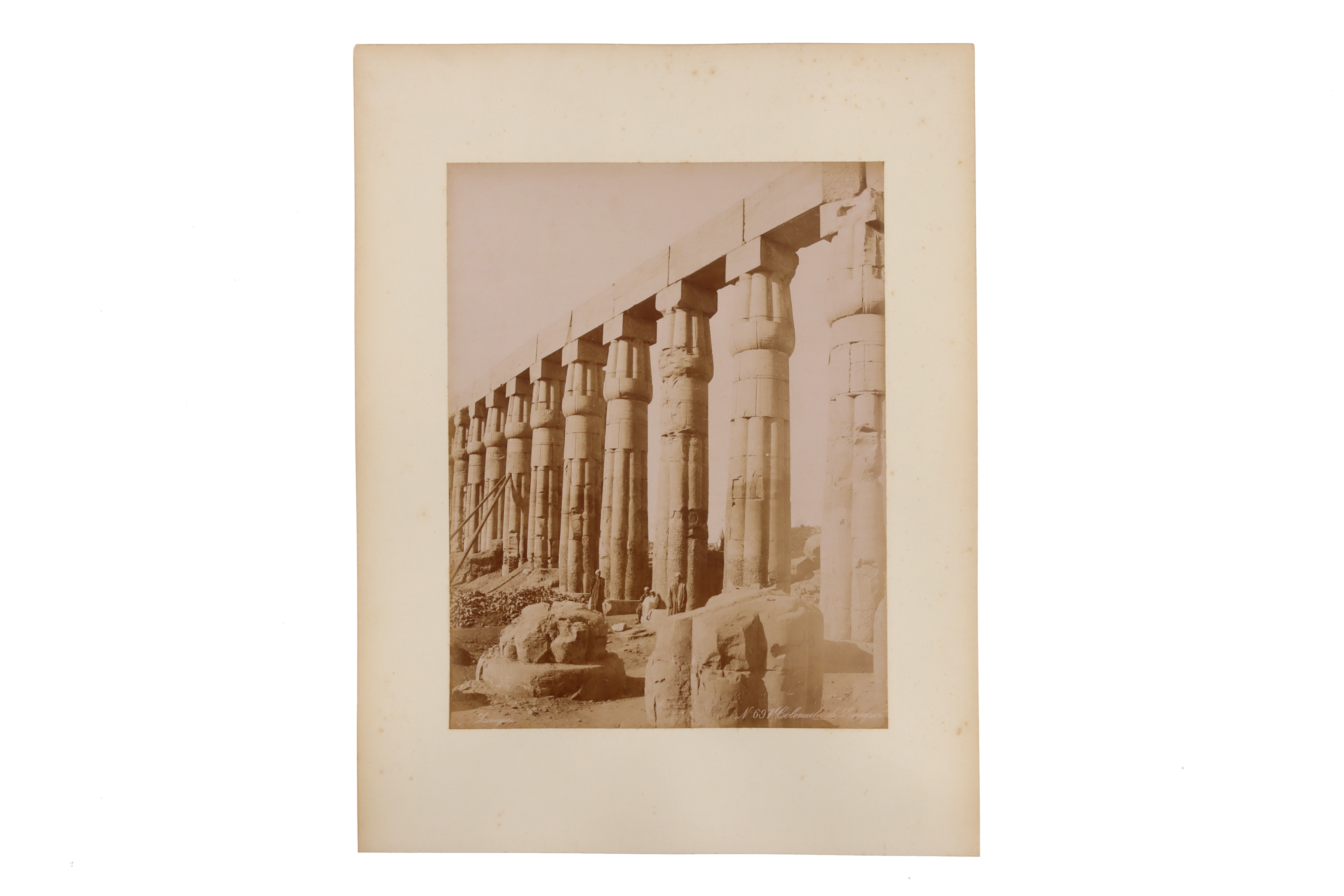 A Good Collection of 44 Egyptian Albumen Photographs, - Image 12 of 37