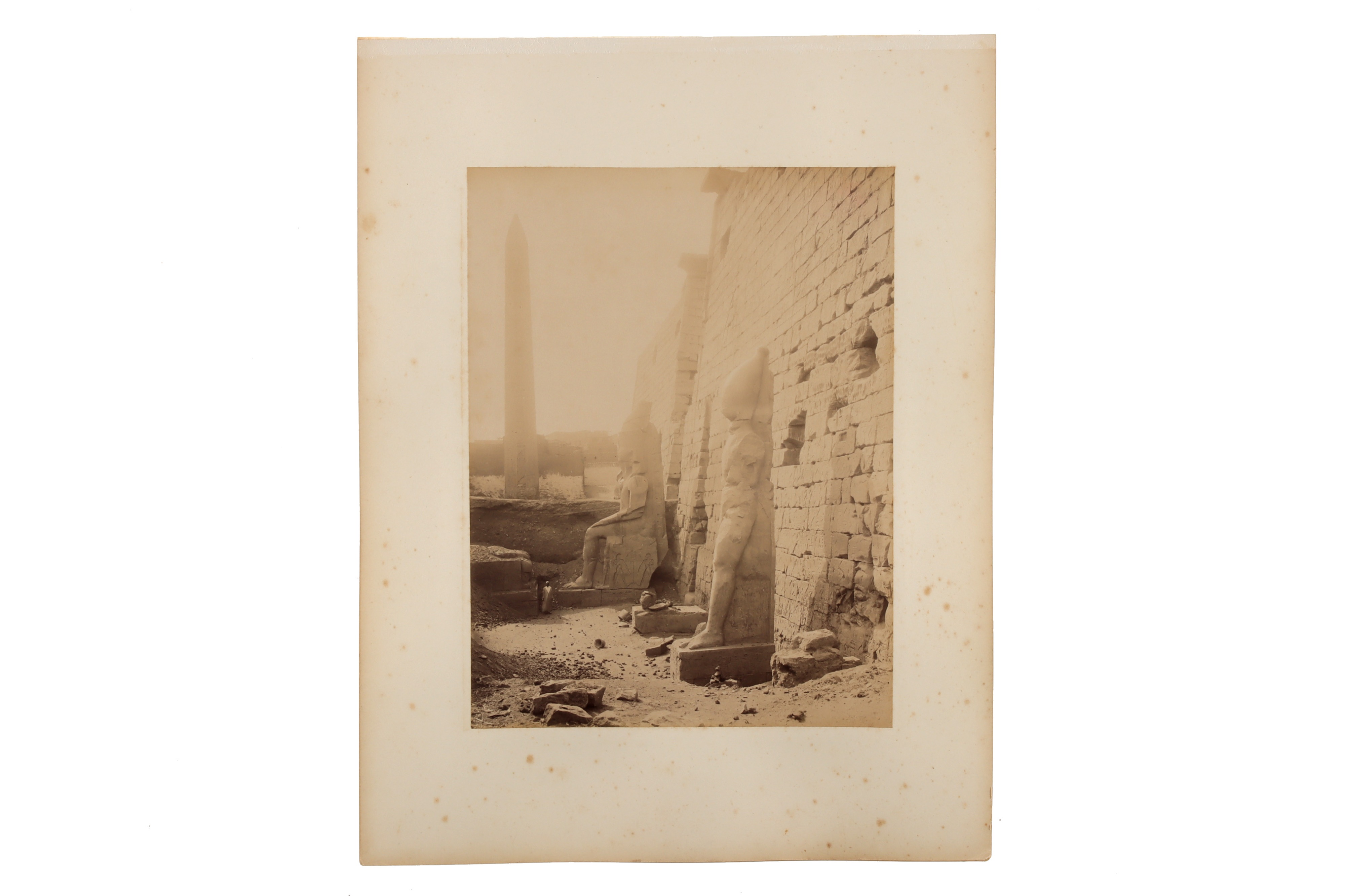 A Good Collection of 44 Egyptian Albumen Photographs, - Image 5 of 37