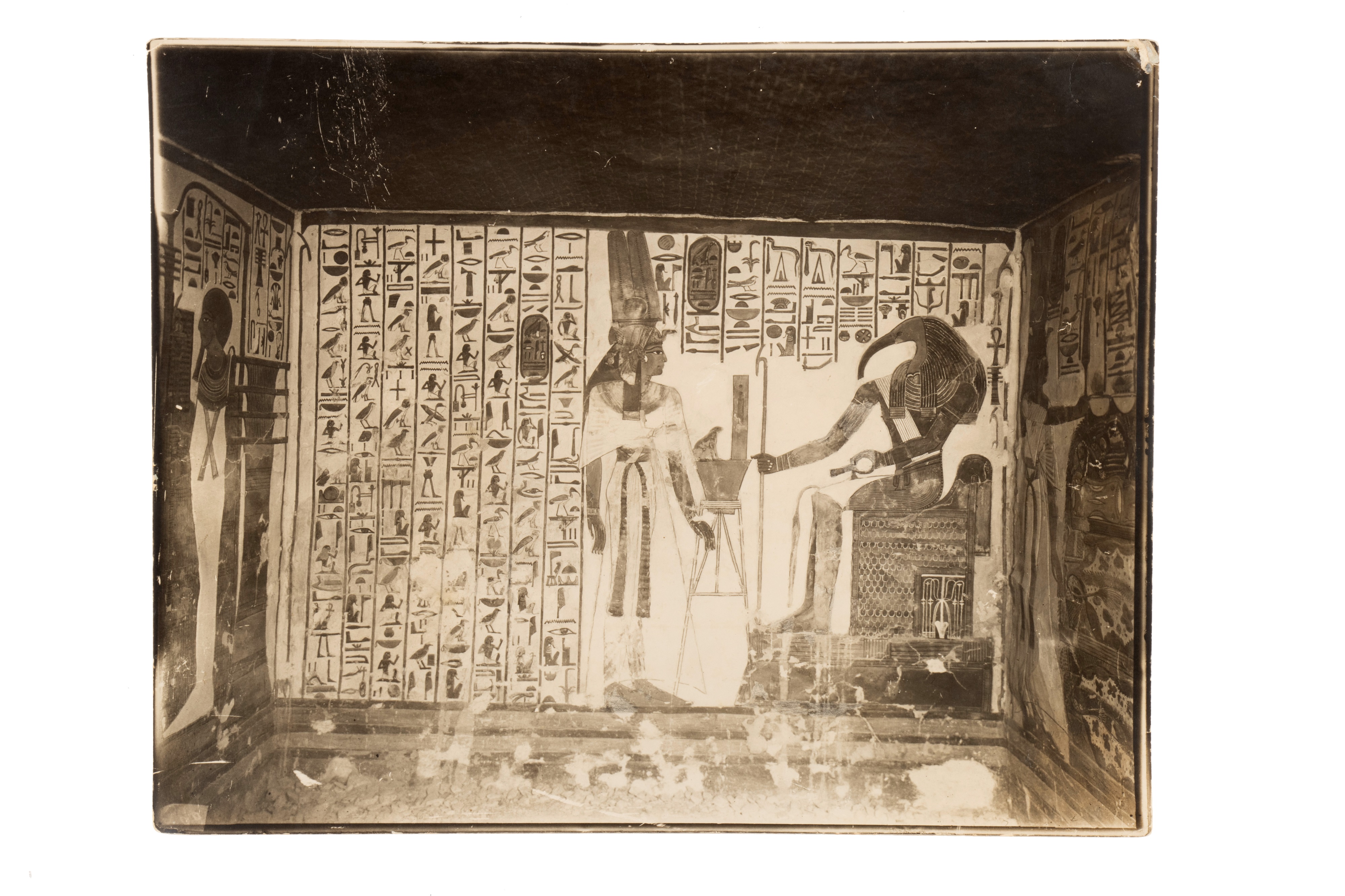 A Collection of 8 Silver Gelatin Photographs of Egypt & Egyptian tombs, - Image 4 of 17