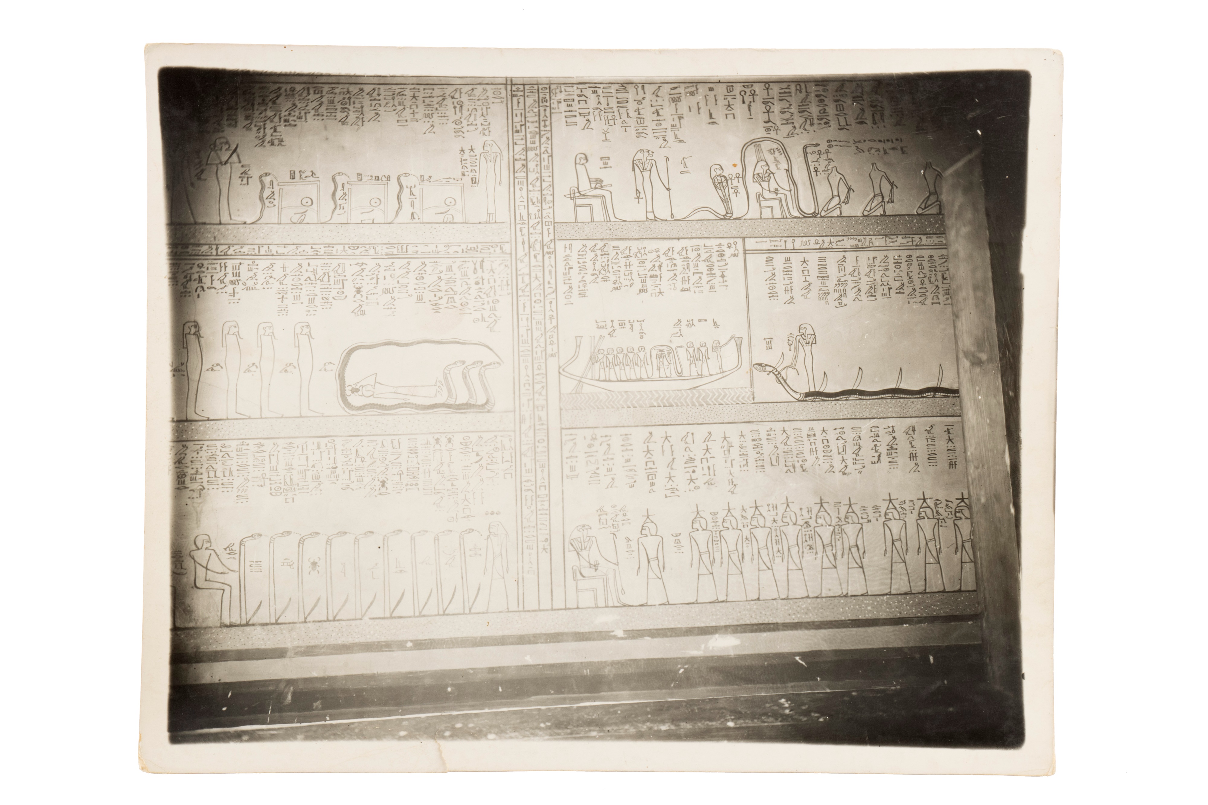 A Collection of 13 Silver Gelatin Photographs of Egypt & Egyptian tombs, - Image 20 of 27