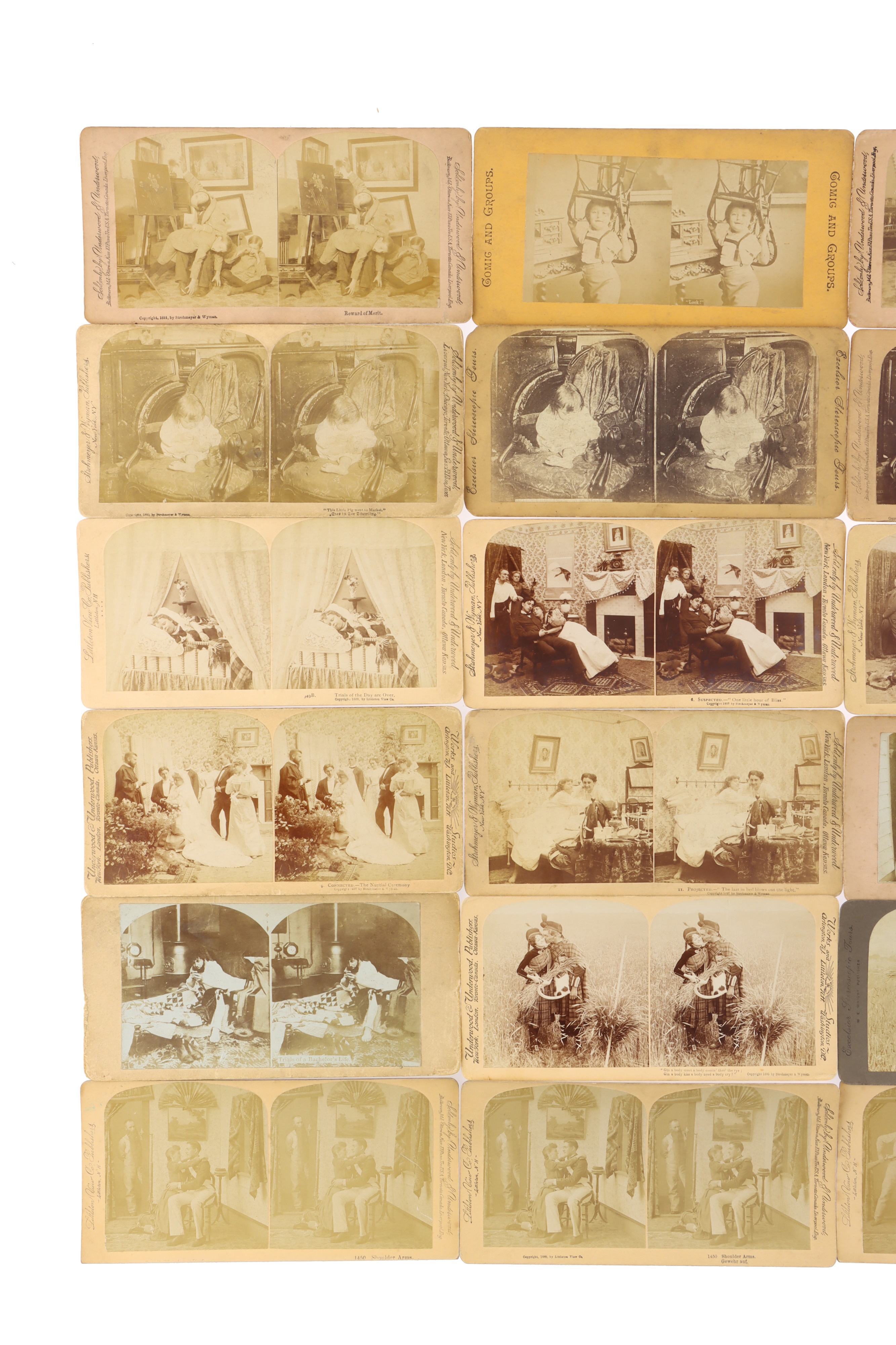 Stereoviews of Children, Animals and Humour - Image 22 of 28