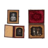 Collection of 3 Daguerreotype Portraits,