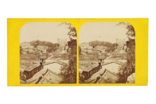 Stereoview Pierre Joseph Rossier. Views in China