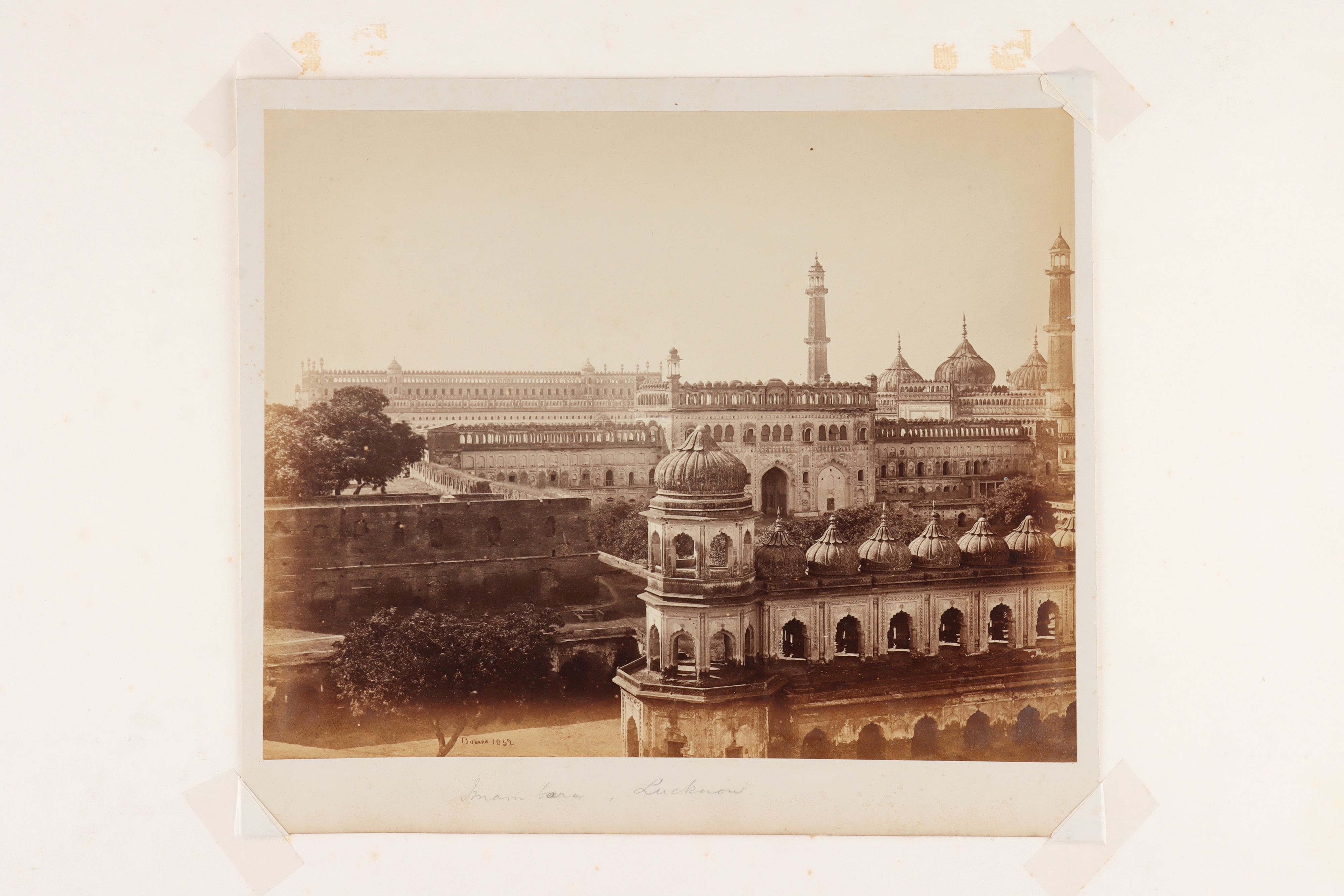 The Great Imambarah at Lucknow, 1865, Photograph by Samuel Bourne, - Image 3 of 5