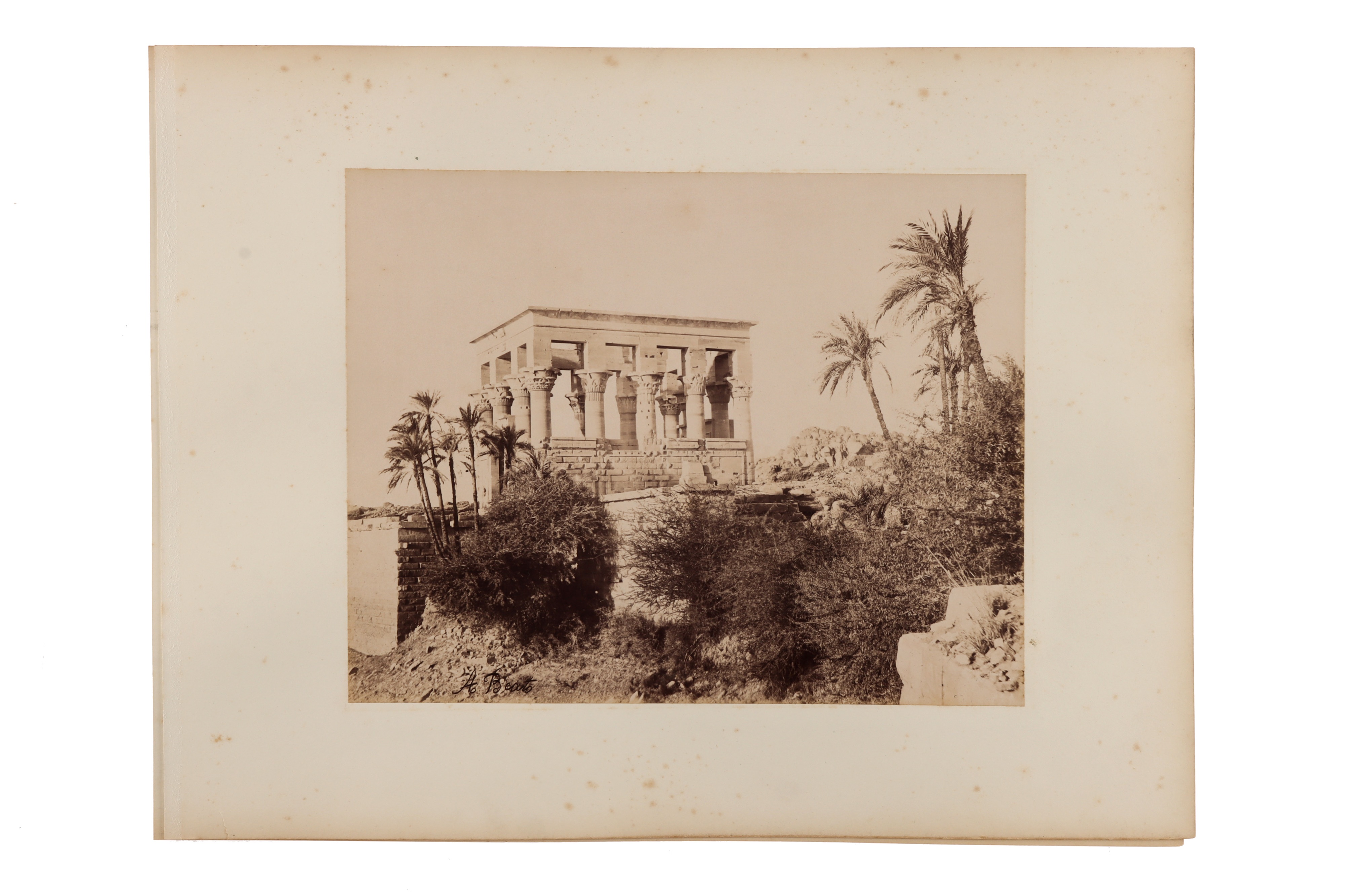 A Good Collection of 44 Egyptian Albumen Photographs, - Image 25 of 37
