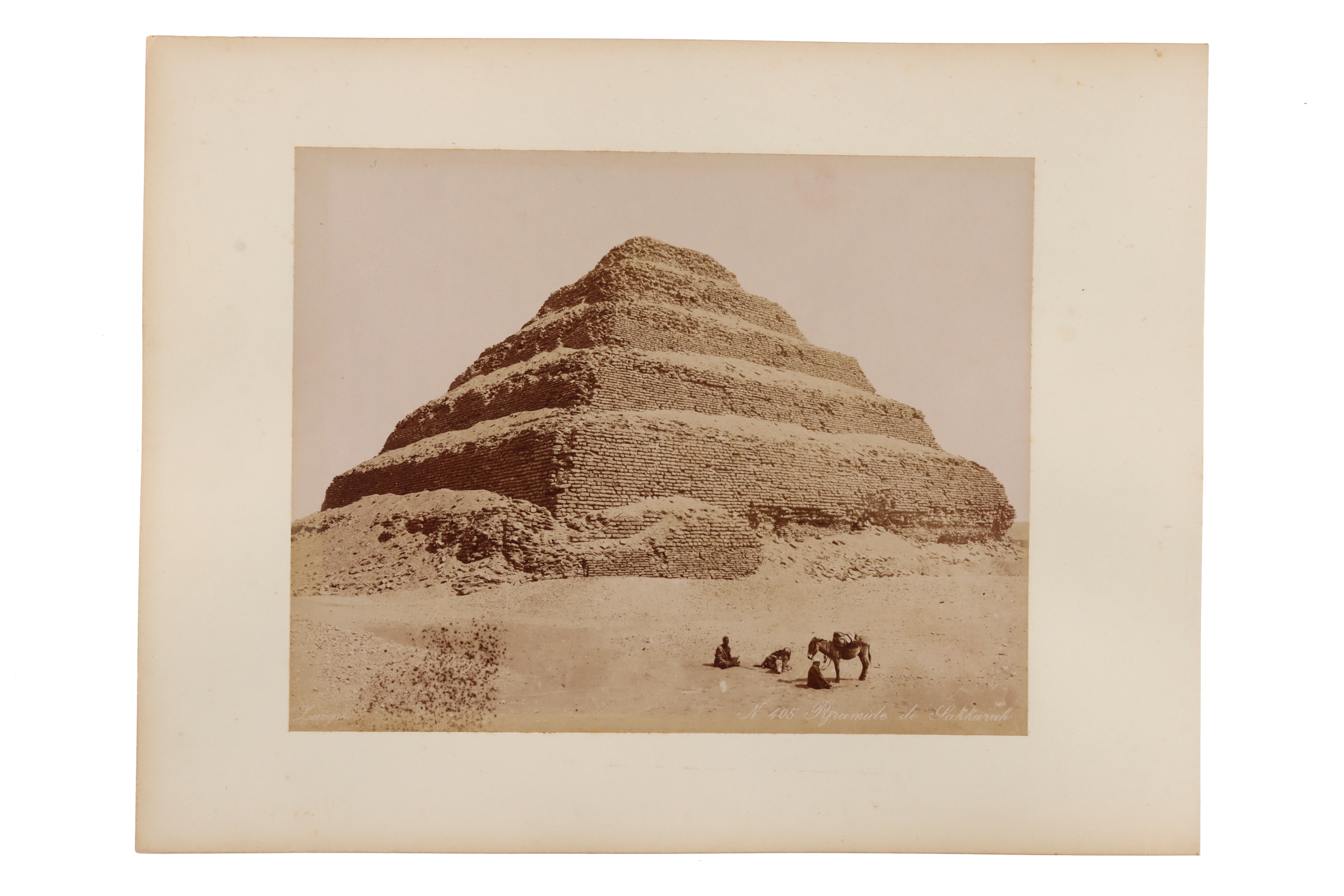 A Good Collection of 44 Egyptian Albumen Photographs, - Image 2 of 37