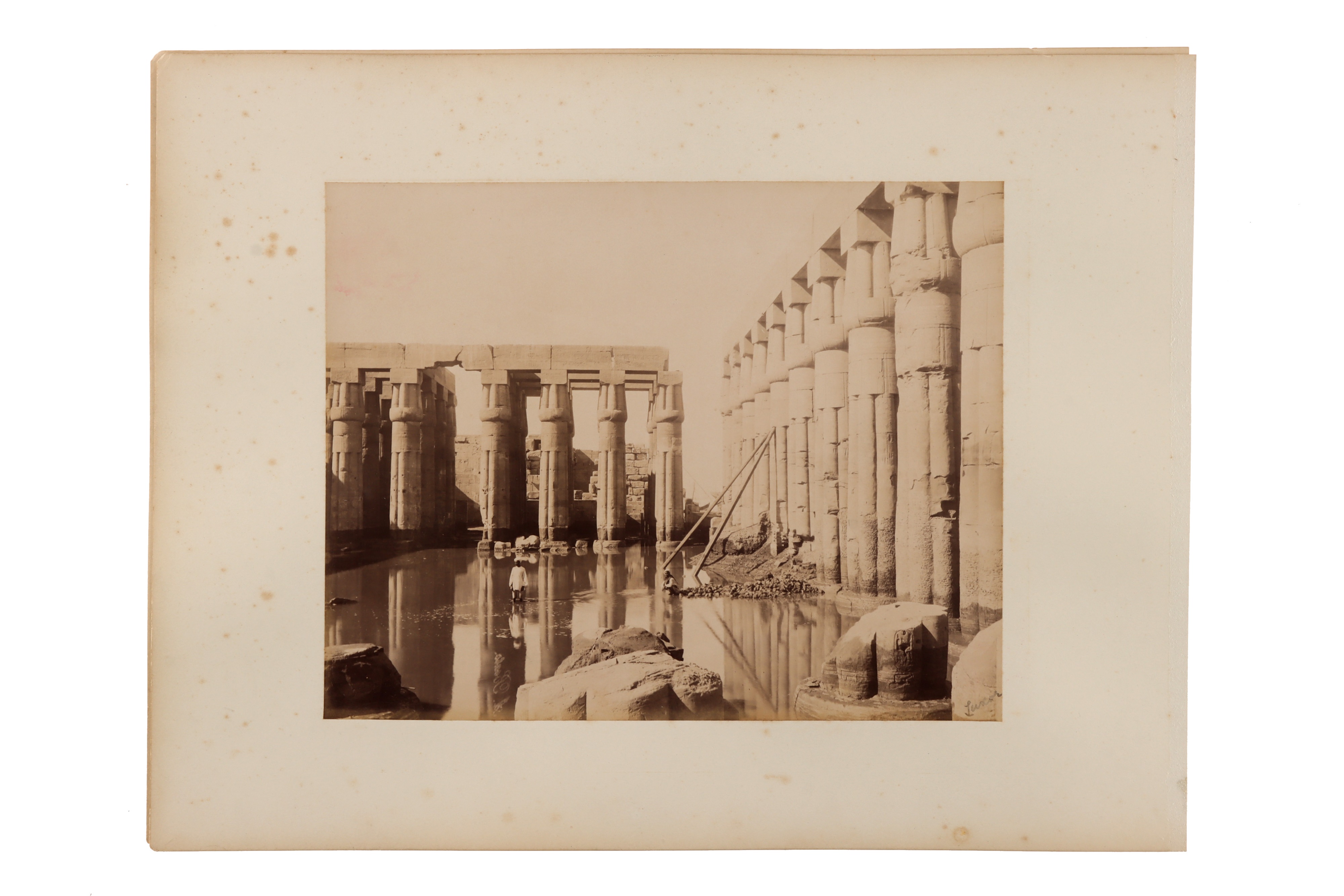A Good Collection of 44 Egyptian Albumen Photographs, - Image 19 of 37
