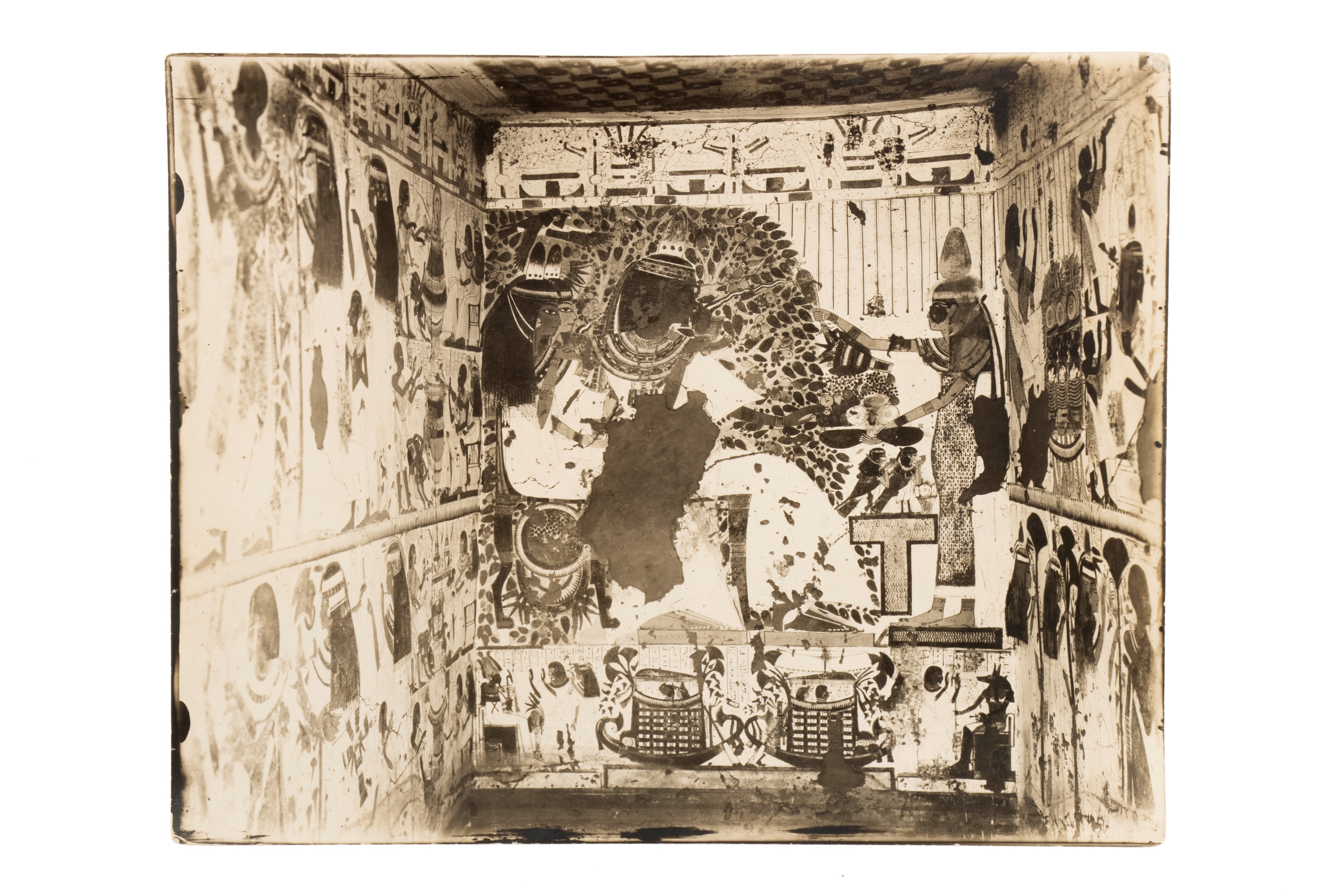 A Collection of 8 Silver Gelatin Photographs of Egypt & Egyptian tombs, - Image 12 of 17