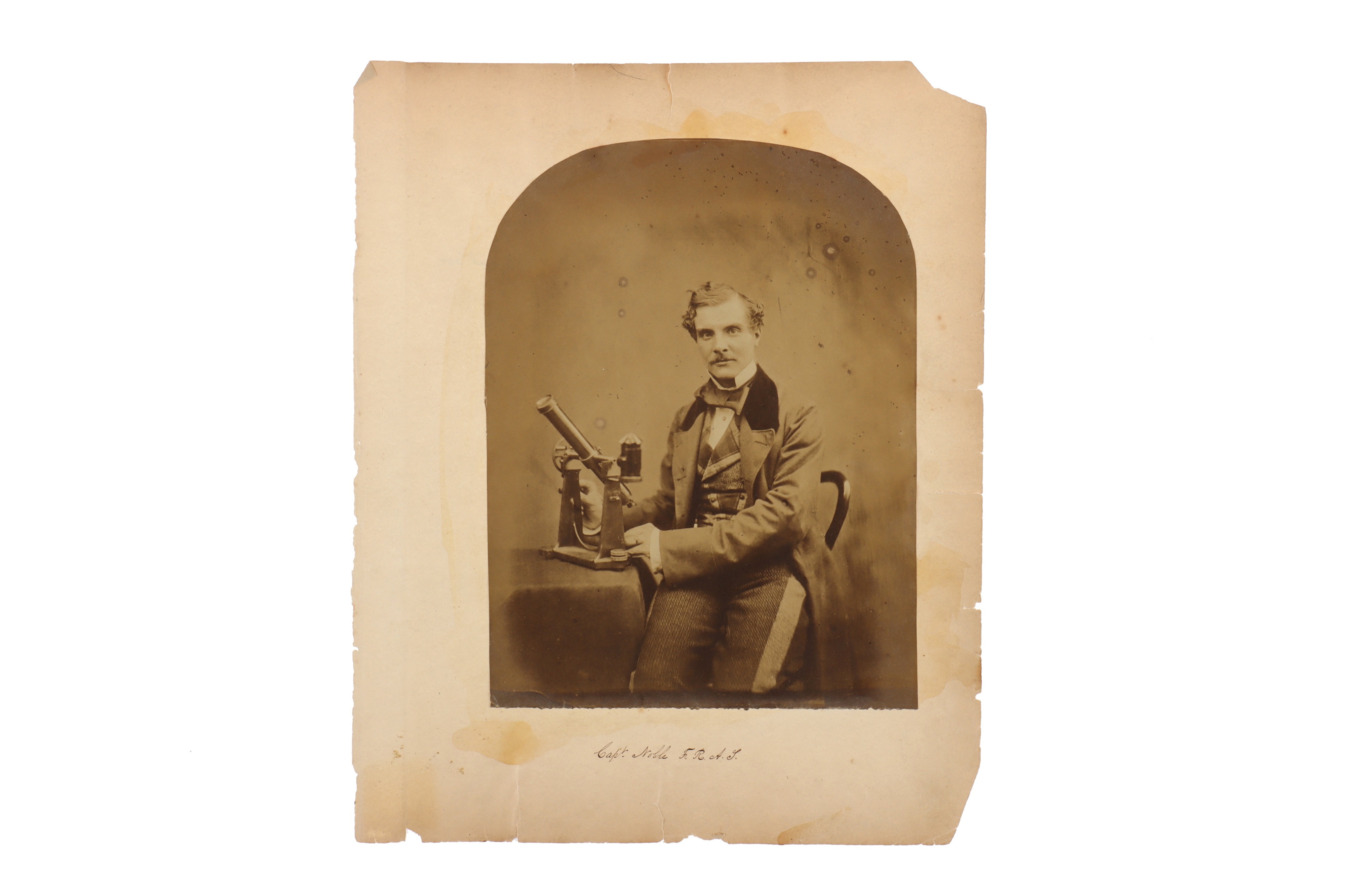 Albumen Print, Captain William Nobel, F.R.A.S., - Image 2 of 4