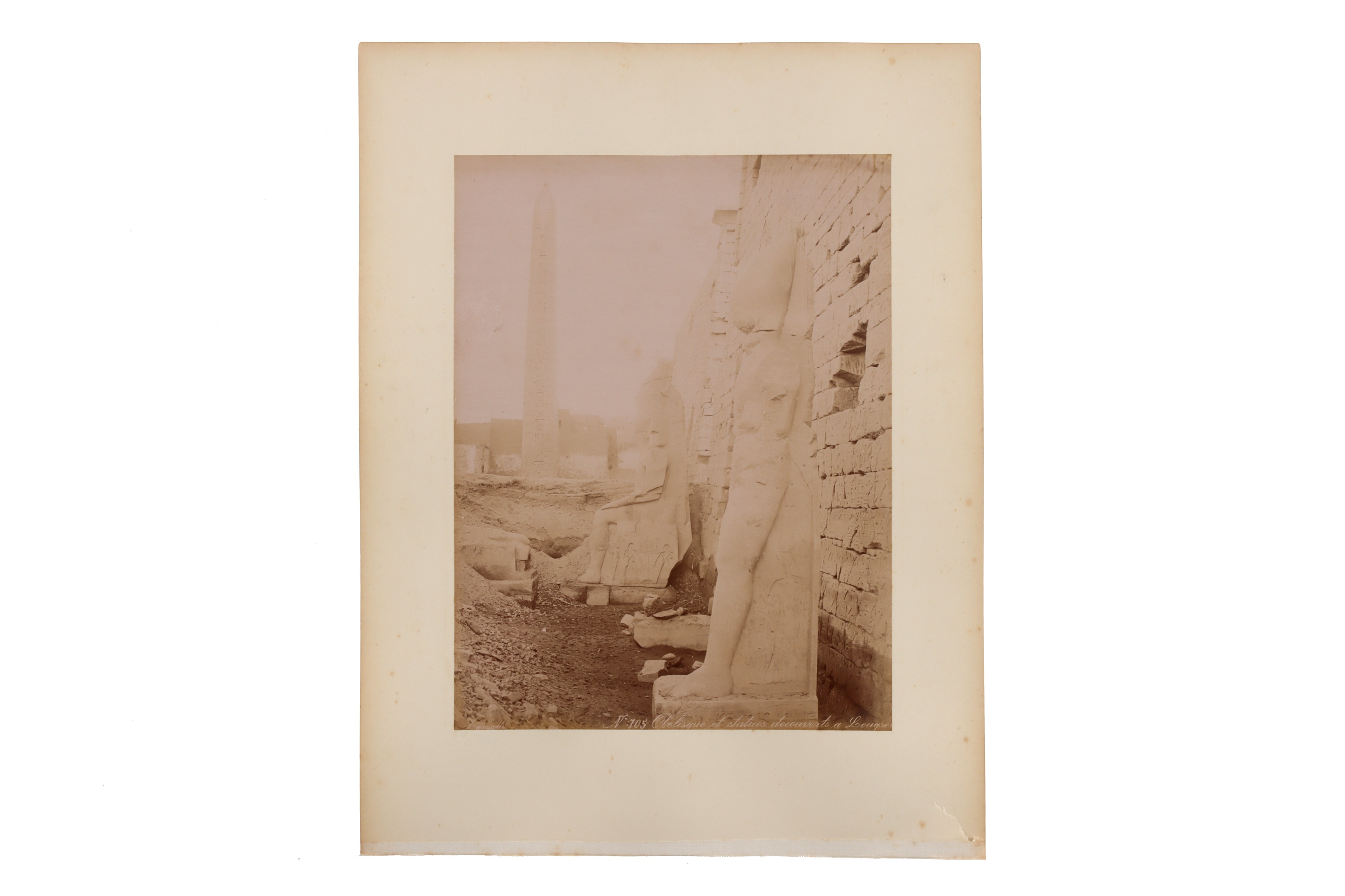 A Good Collection of 44 Egyptian Albumen Photographs, - Image 15 of 37