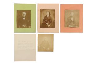 A Collection of 4 Salt Prints from Calotype Negatives,