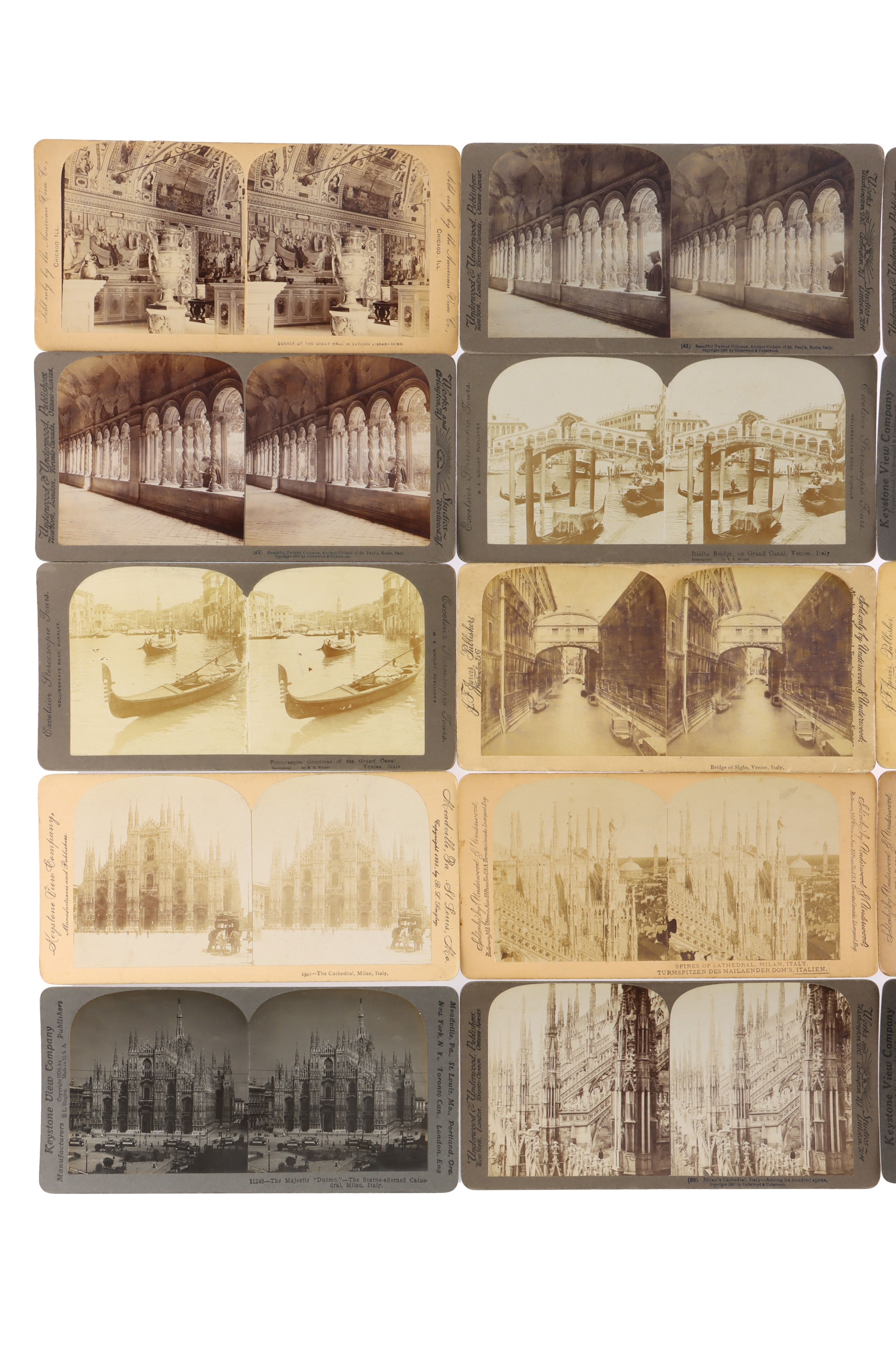 Stereoviews of Italy - Image 34 of 36