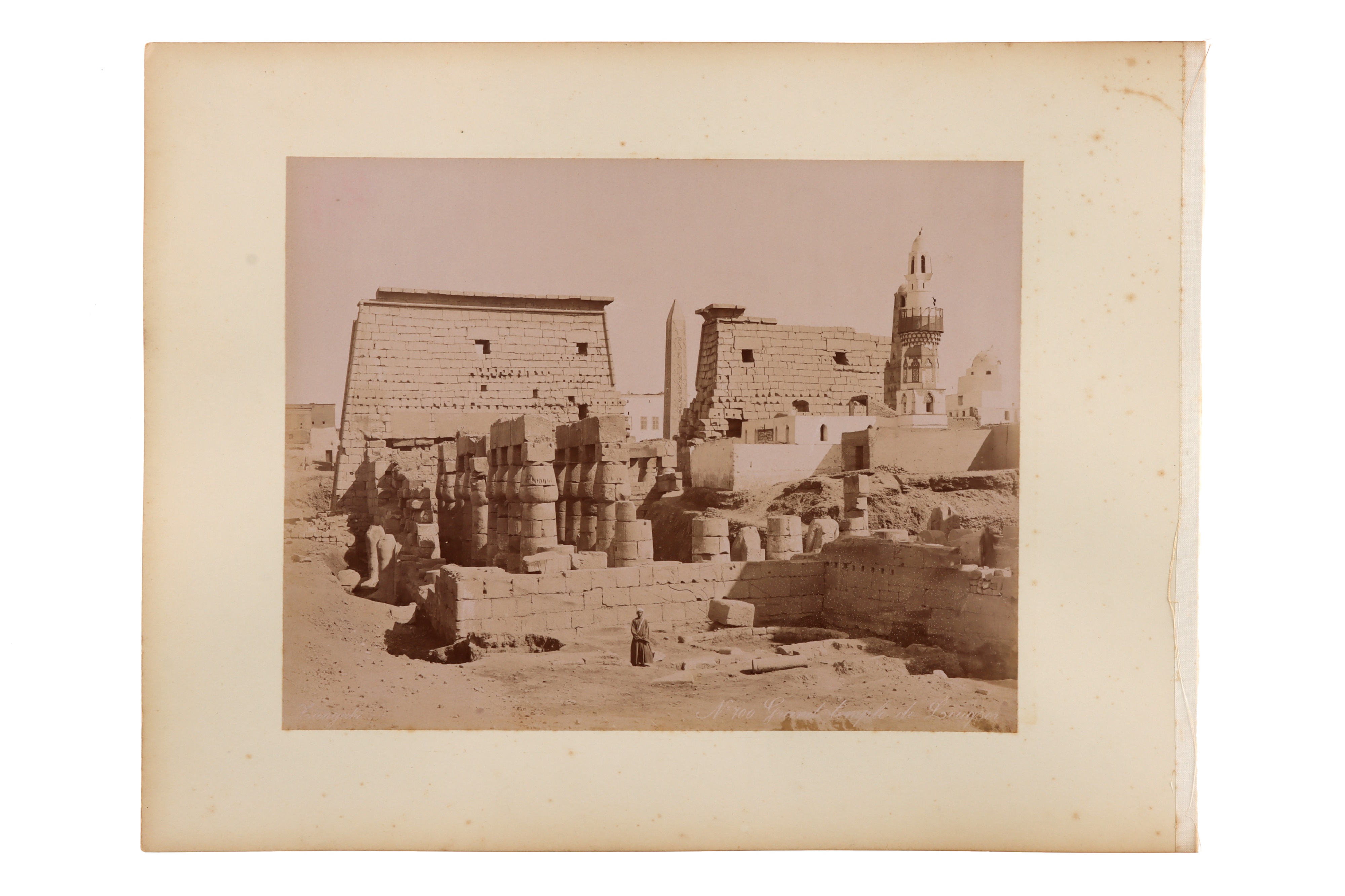 A Good Collection of 44 Egyptian Albumen Photographs, - Image 11 of 37