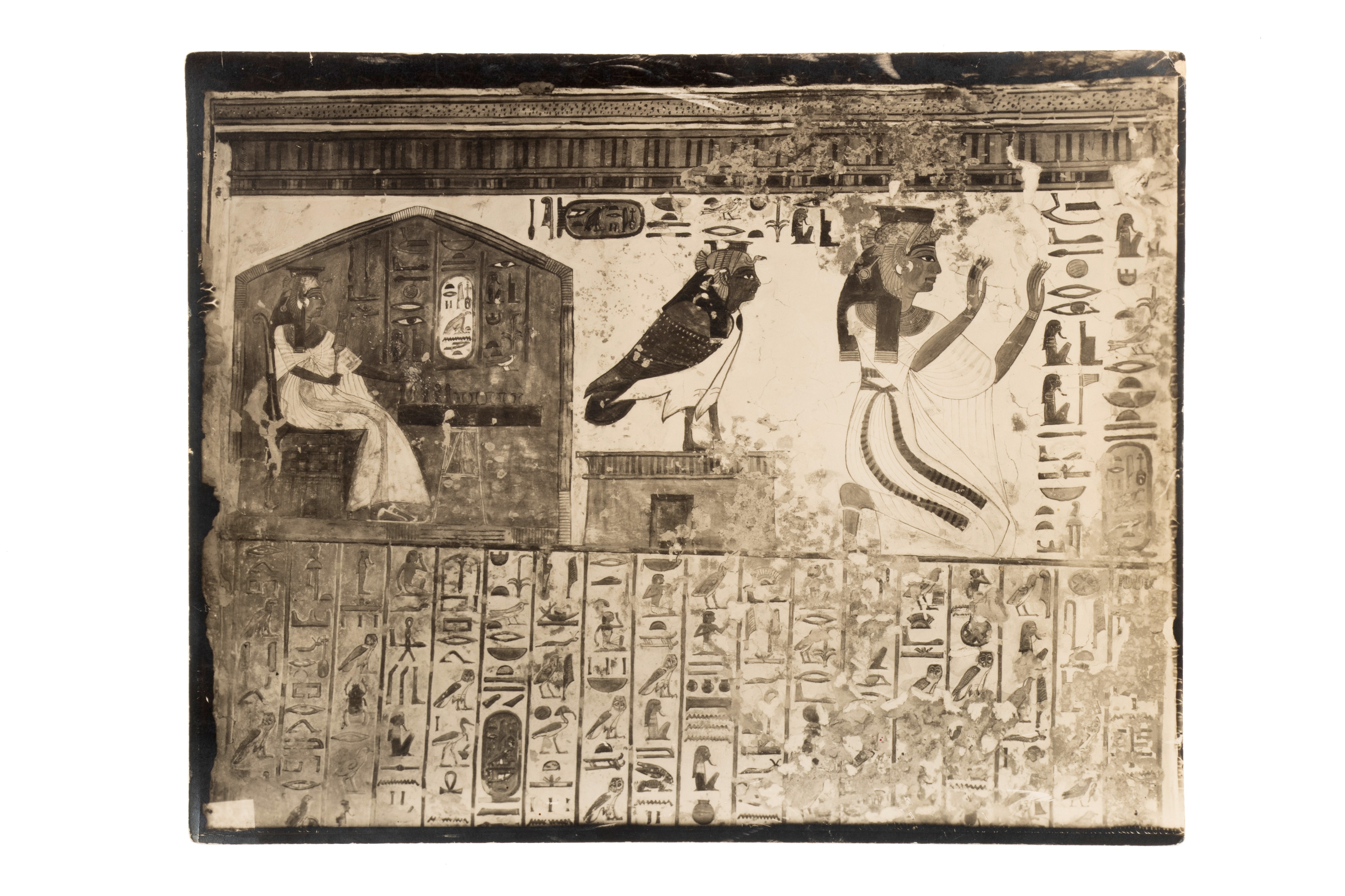 A Collection of 8 Silver Gelatin Photographs of Egypt & Egyptian tombs, - Image 10 of 17