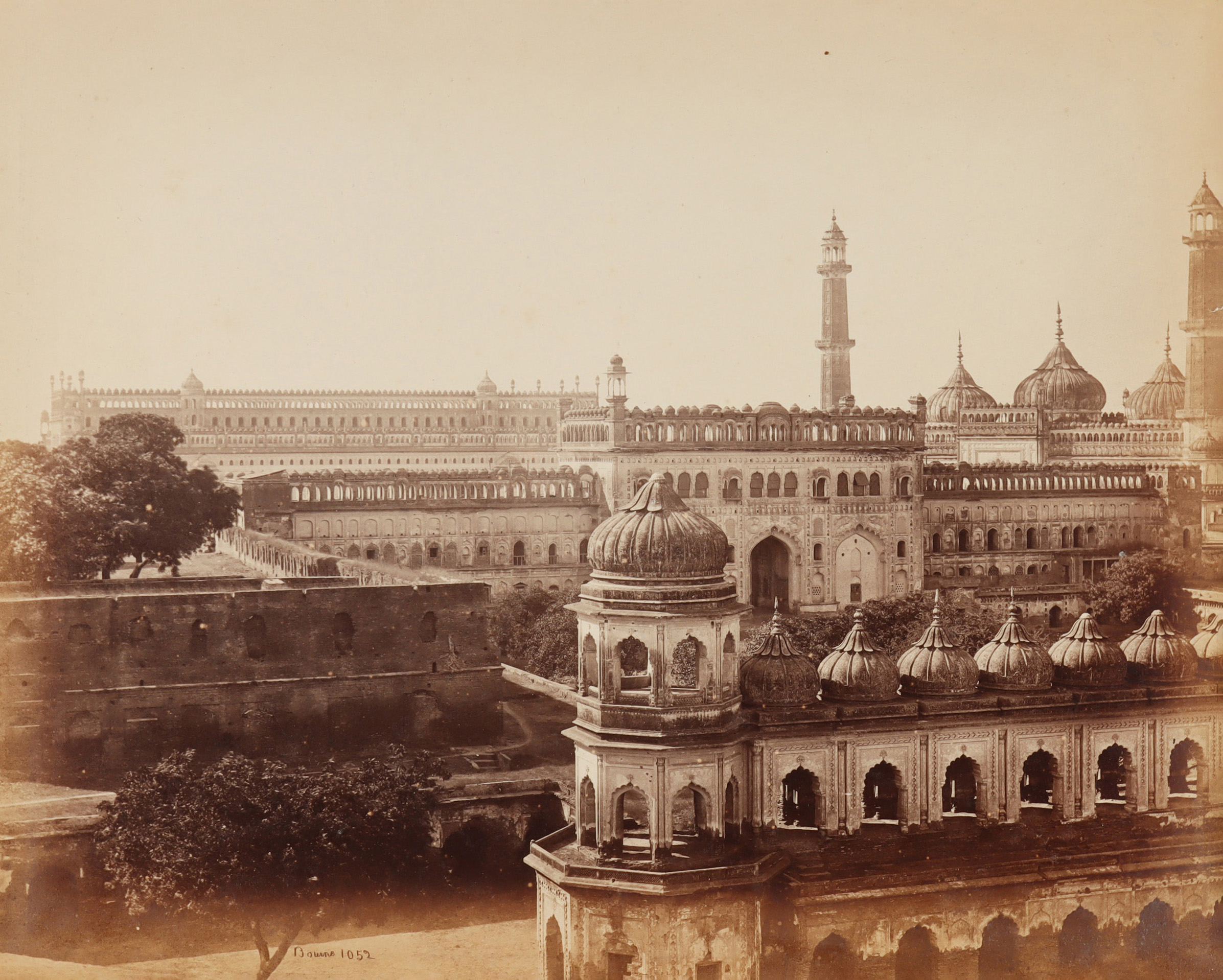 The Great Imambarah at Lucknow, 1865, Photograph by Samuel Bourne,