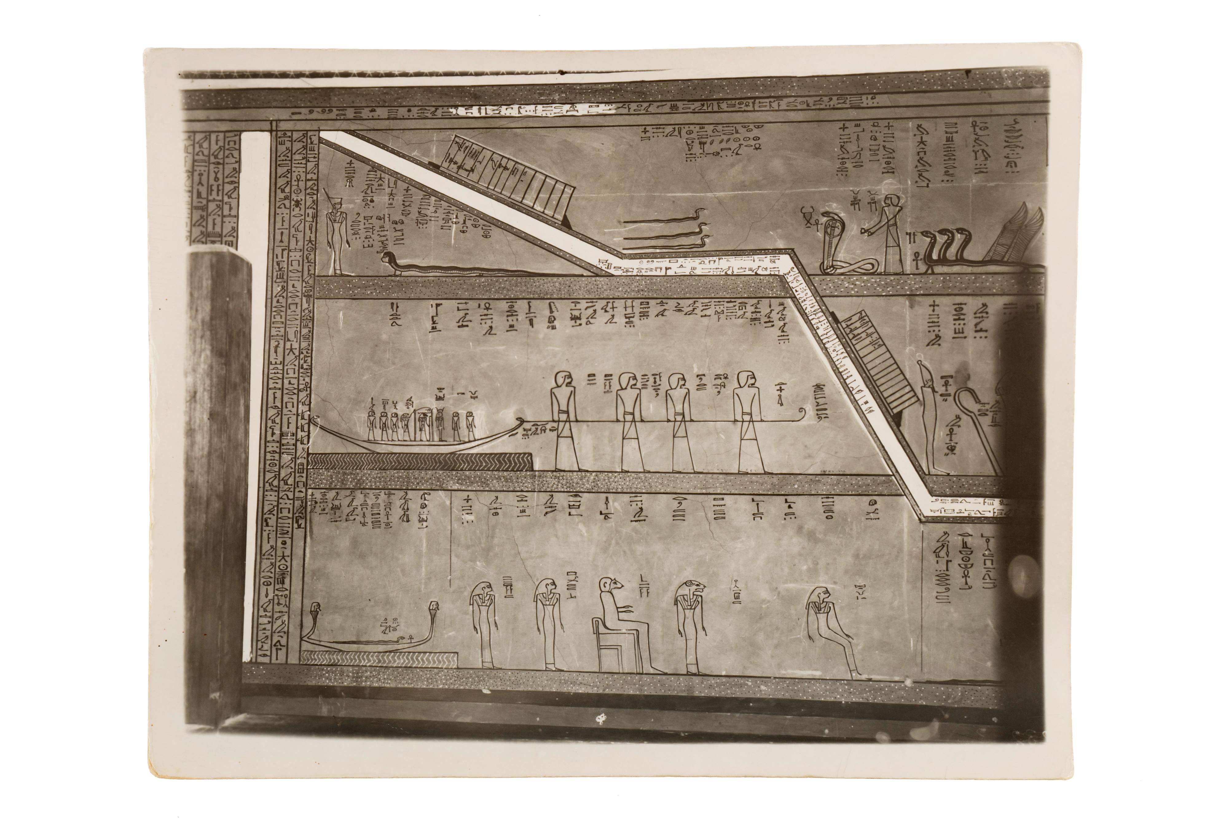 A Collection of 13 Silver Gelatin Photographs of Egypt & Egyptian tombs, - Image 12 of 27