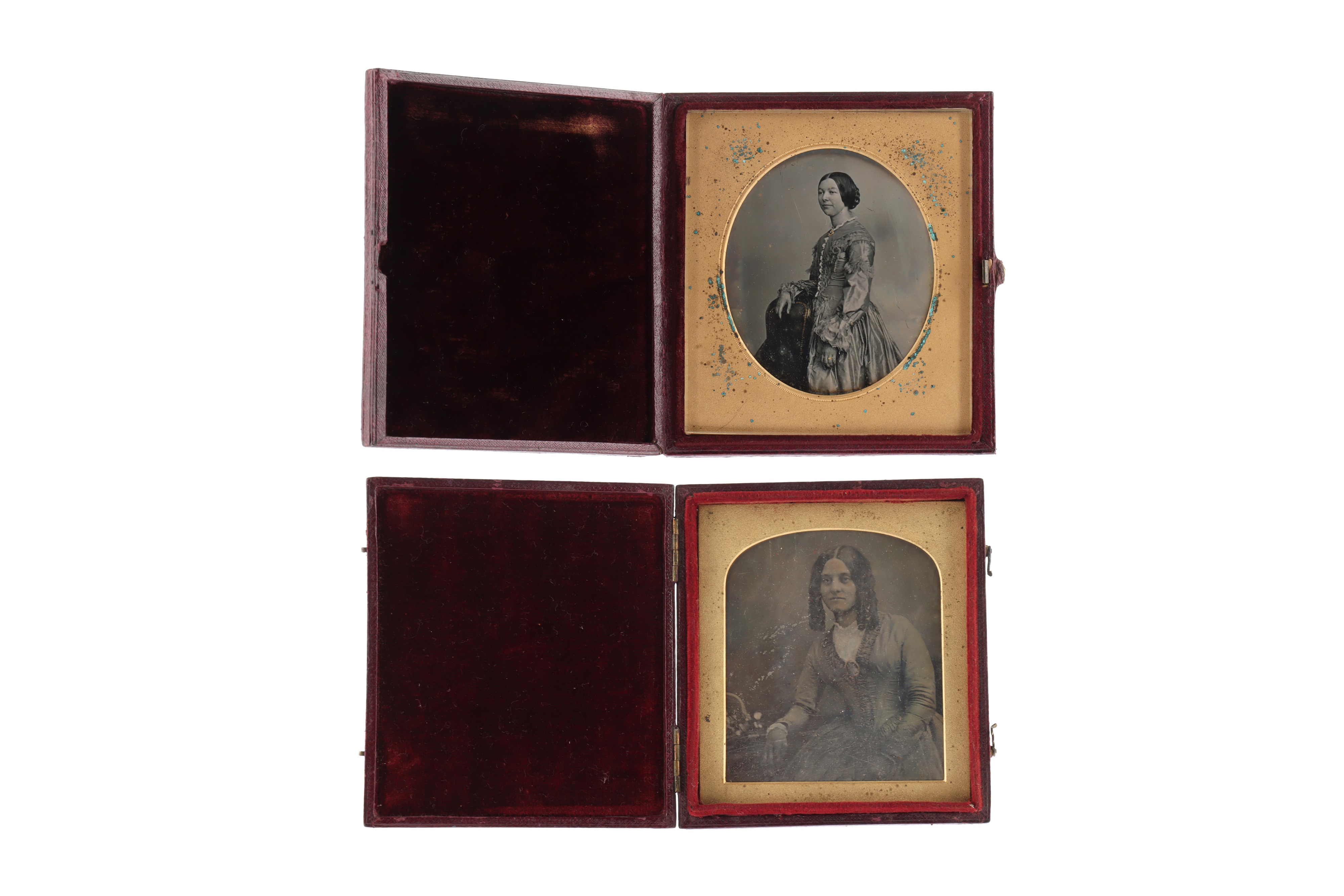 Claudet & Kilburn, 2 Daguerreotype Portraits