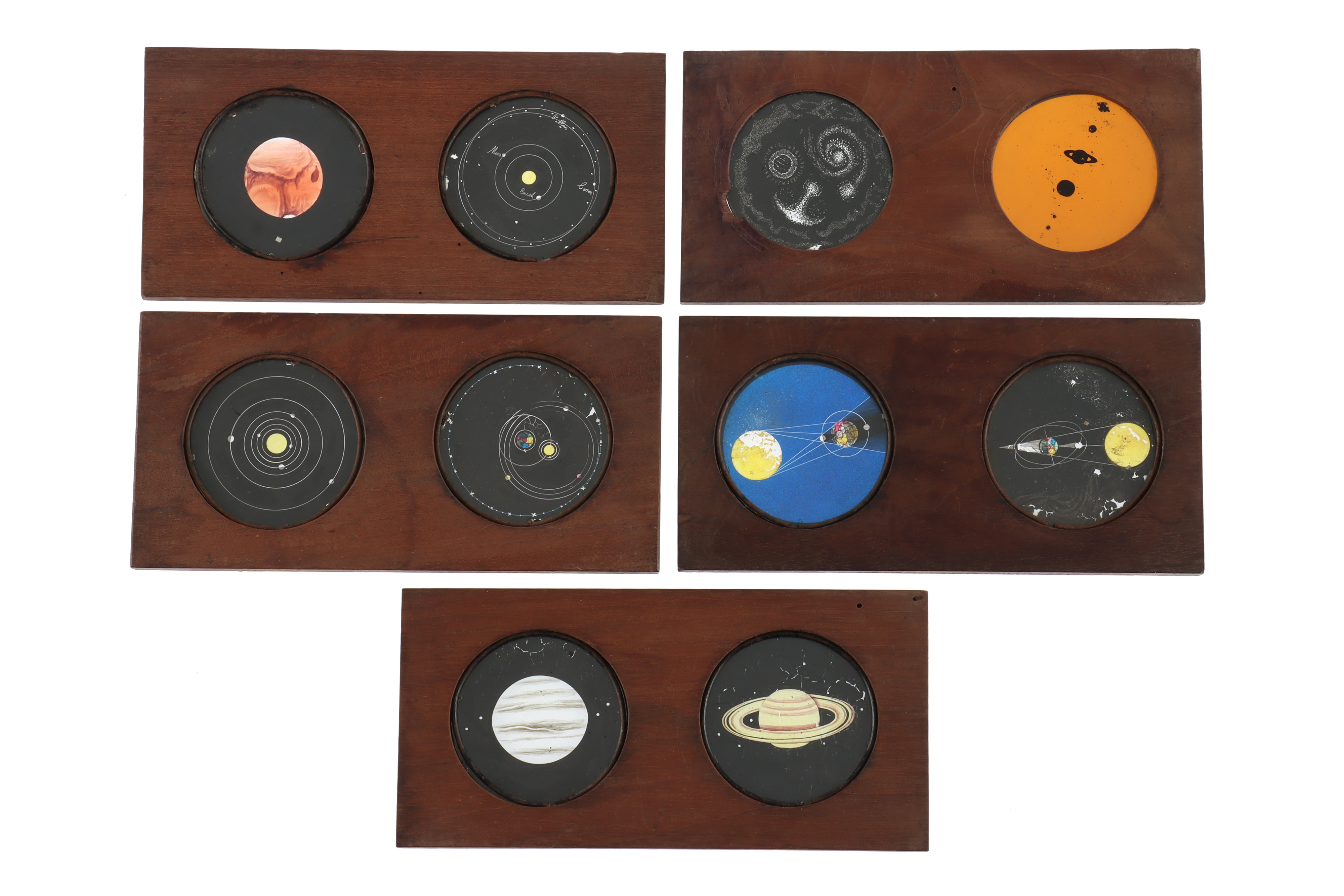 5 Astronomical Double Magic Lantern Slides, - Image 2 of 2