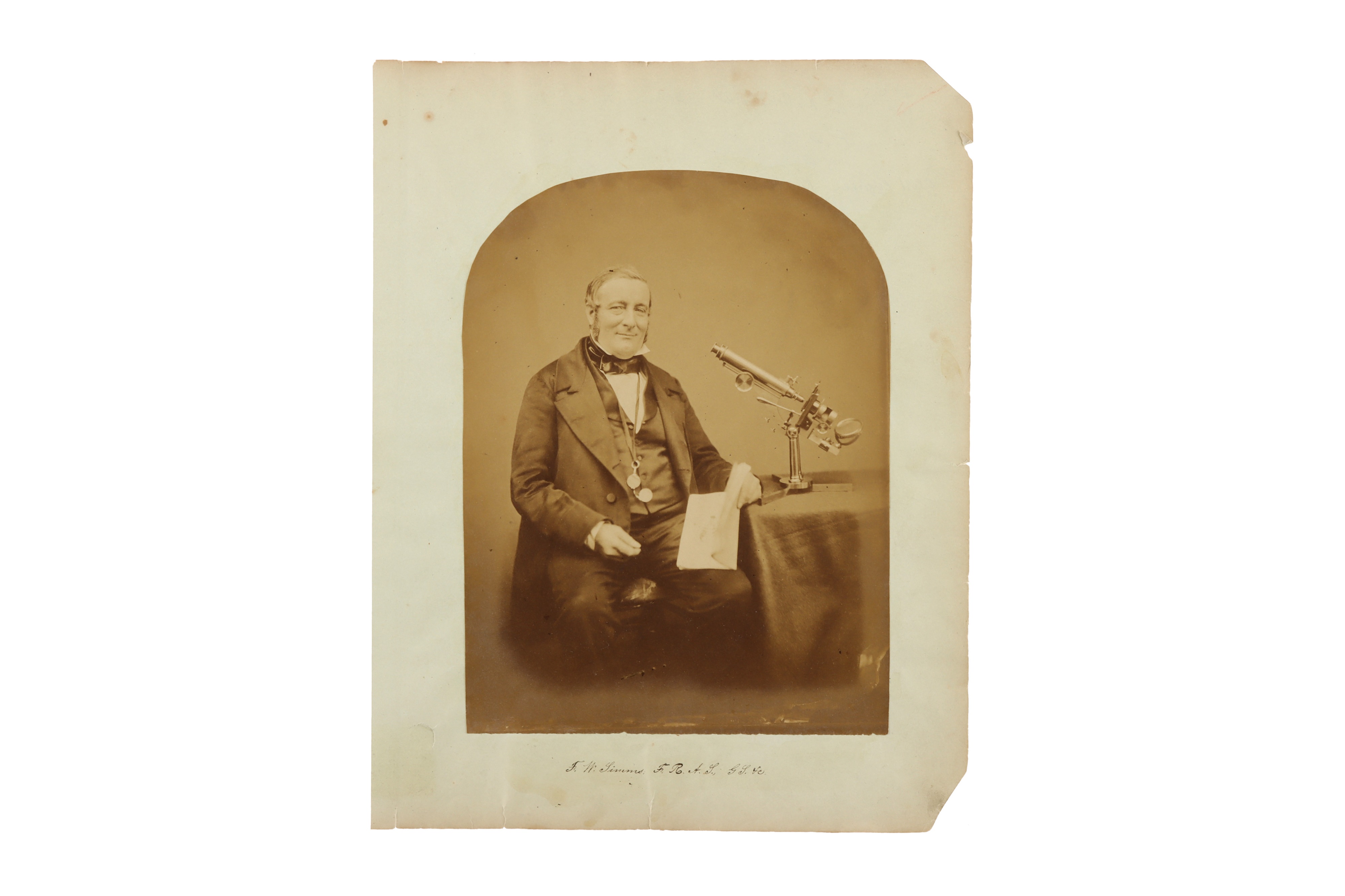 Maull & Polyblank, Albumen Print of Frederick Walter Simms, F.R.A.S., - Image 2 of 5