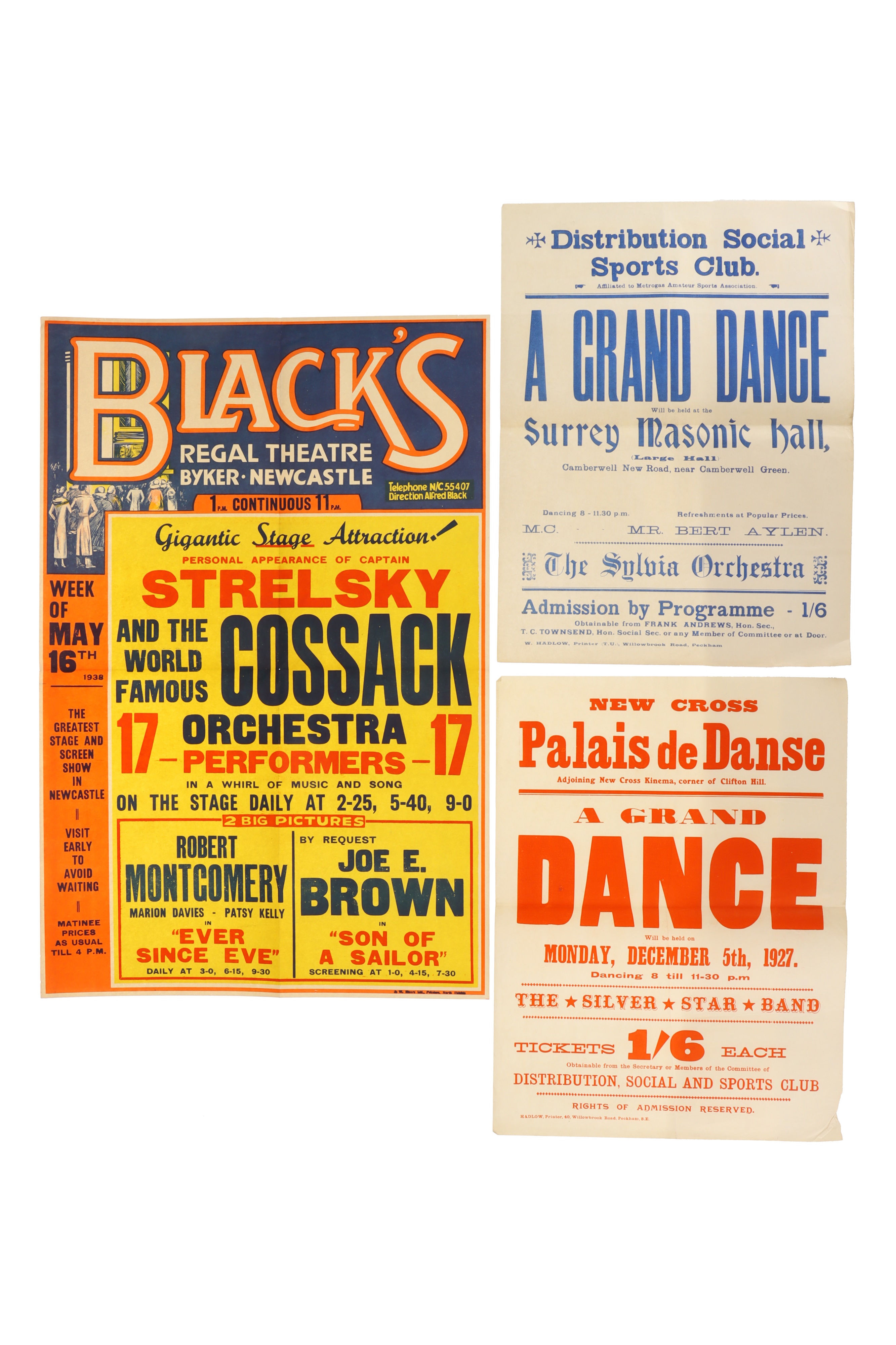 Collection of 20 Early Entertainment Posters, - Image 5 of 9