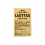 2 Original Period Magic Lantern Lecture Posters,