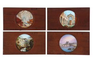 Finely Painted Magic Lantern Slides,