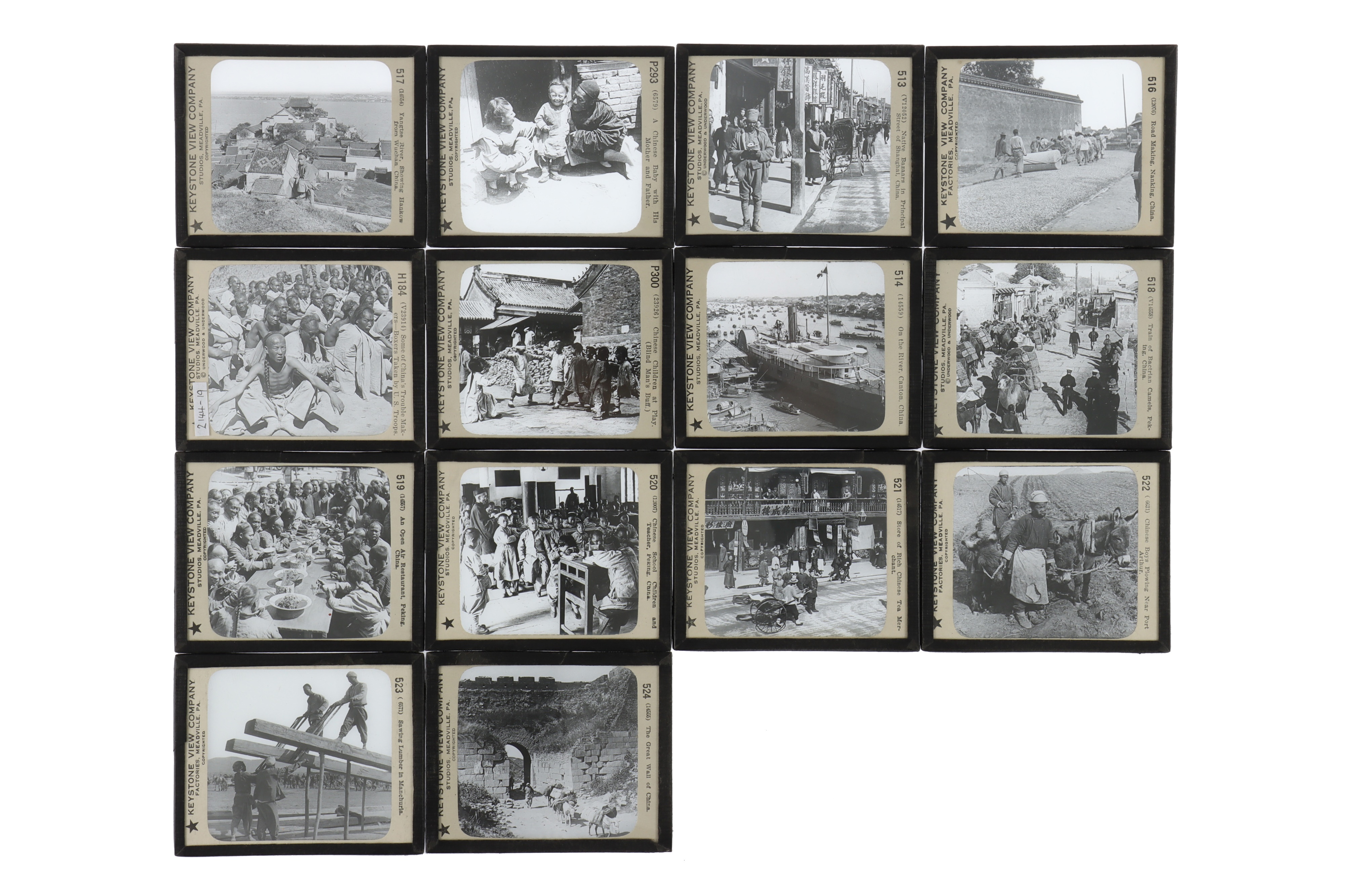 Collection of Magic Lantern Slides of China,