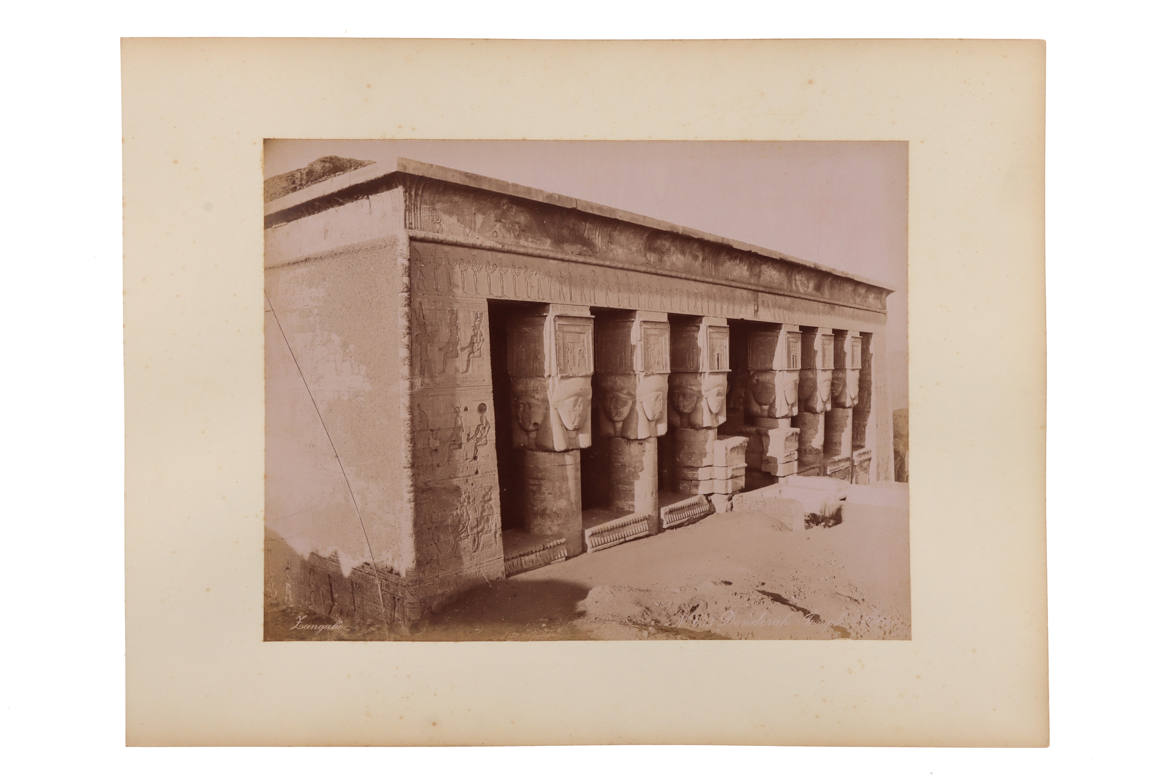 A Good Collection of 44 Egyptian Albumen Photographs, - Image 28 of 37