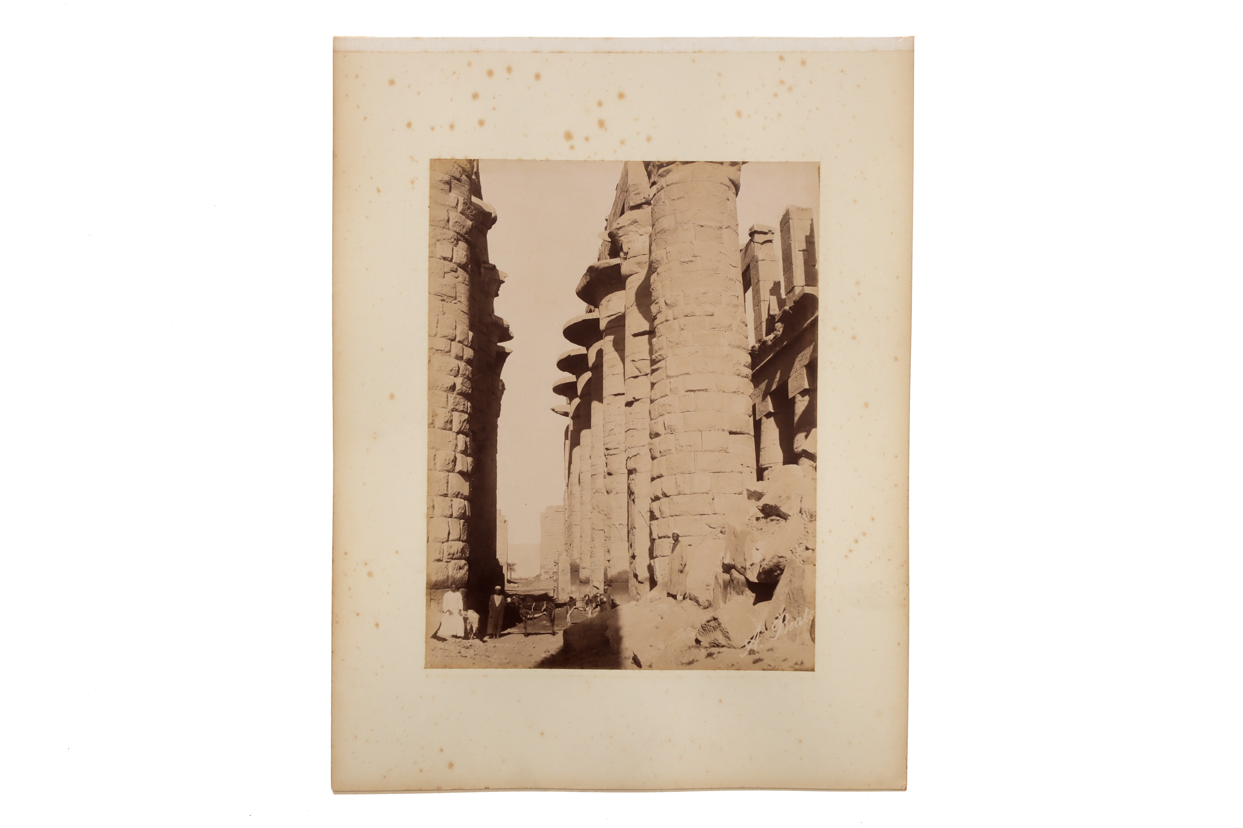 A Good Collection of 44 Egyptian Albumen Photographs, - Image 6 of 37