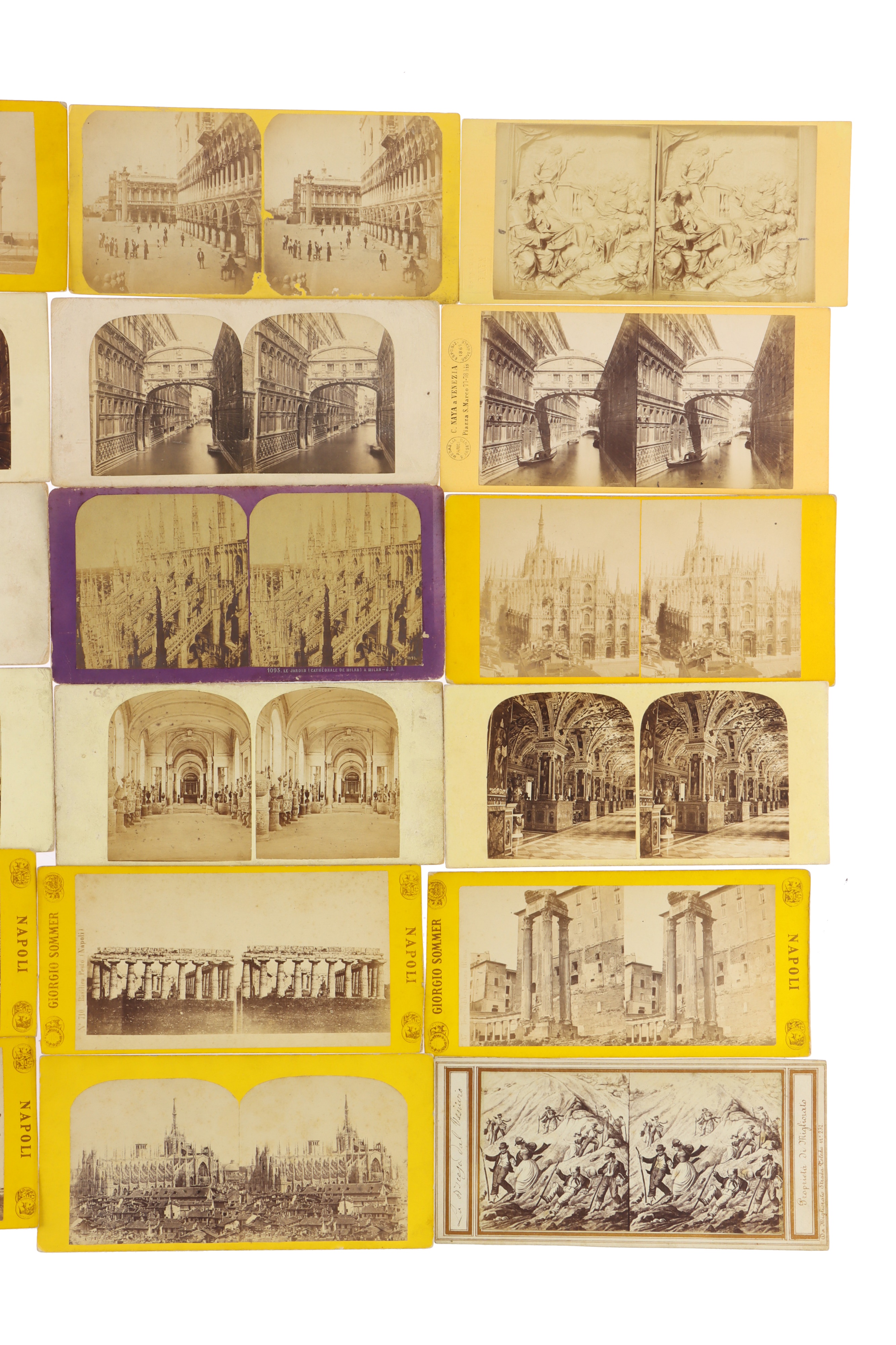 Stereoviews of Italy - Image 4 of 36