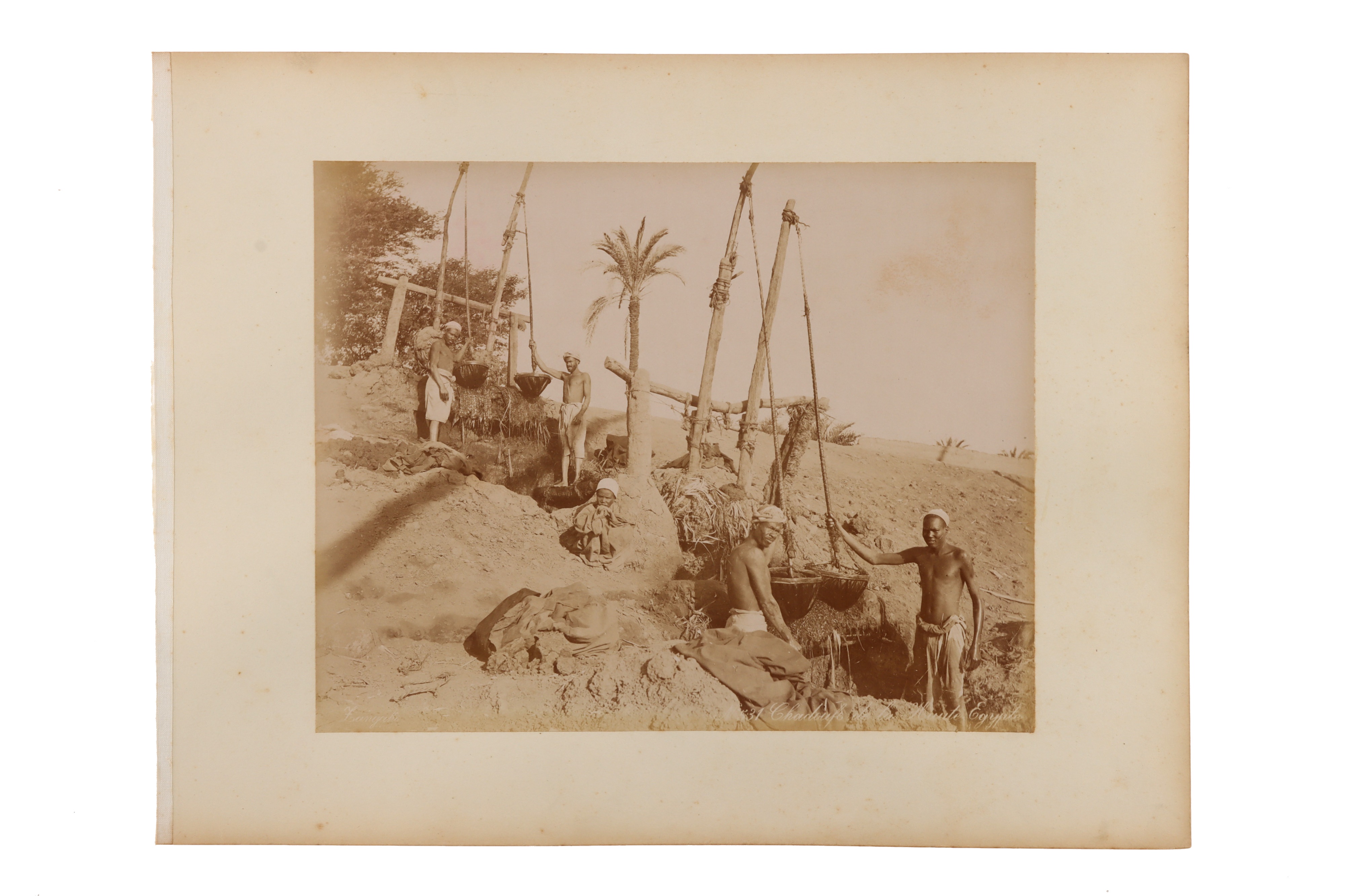 A Good Collection of 44 Egyptian Albumen Photographs, - Image 23 of 37