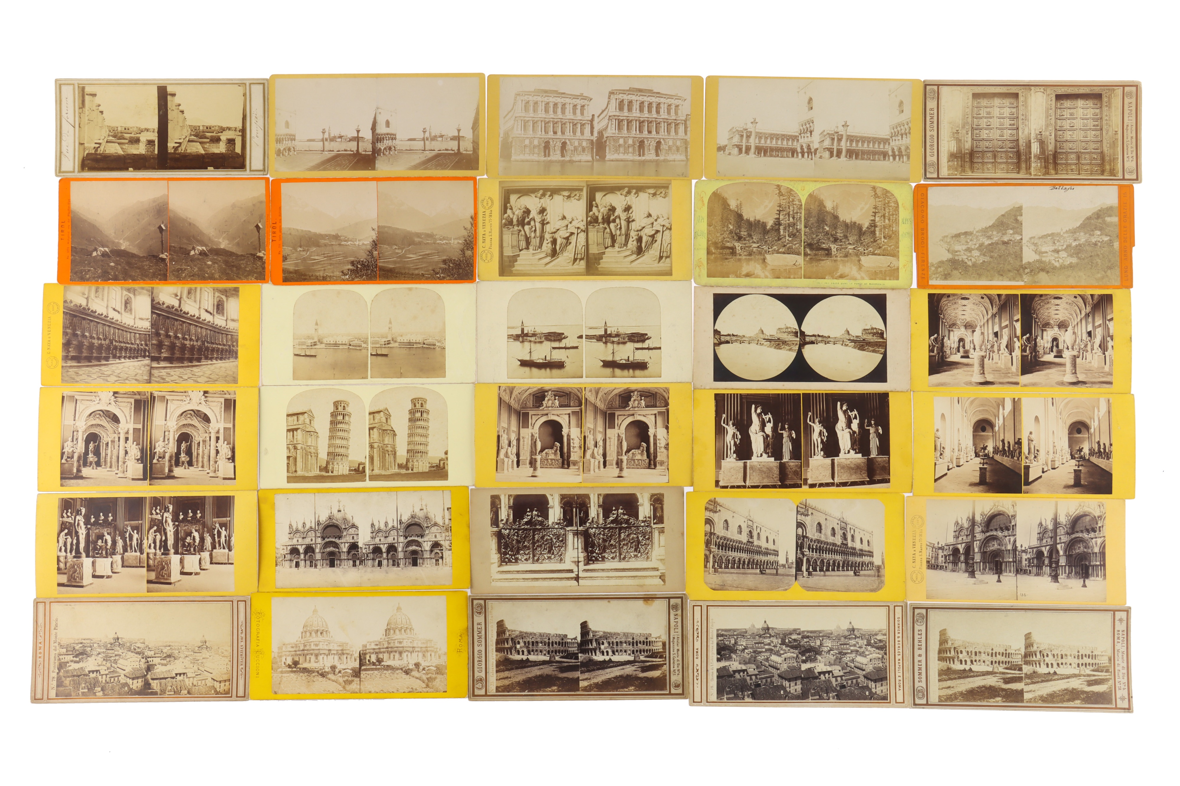 Stereoviews of Italy - Image 5 of 36