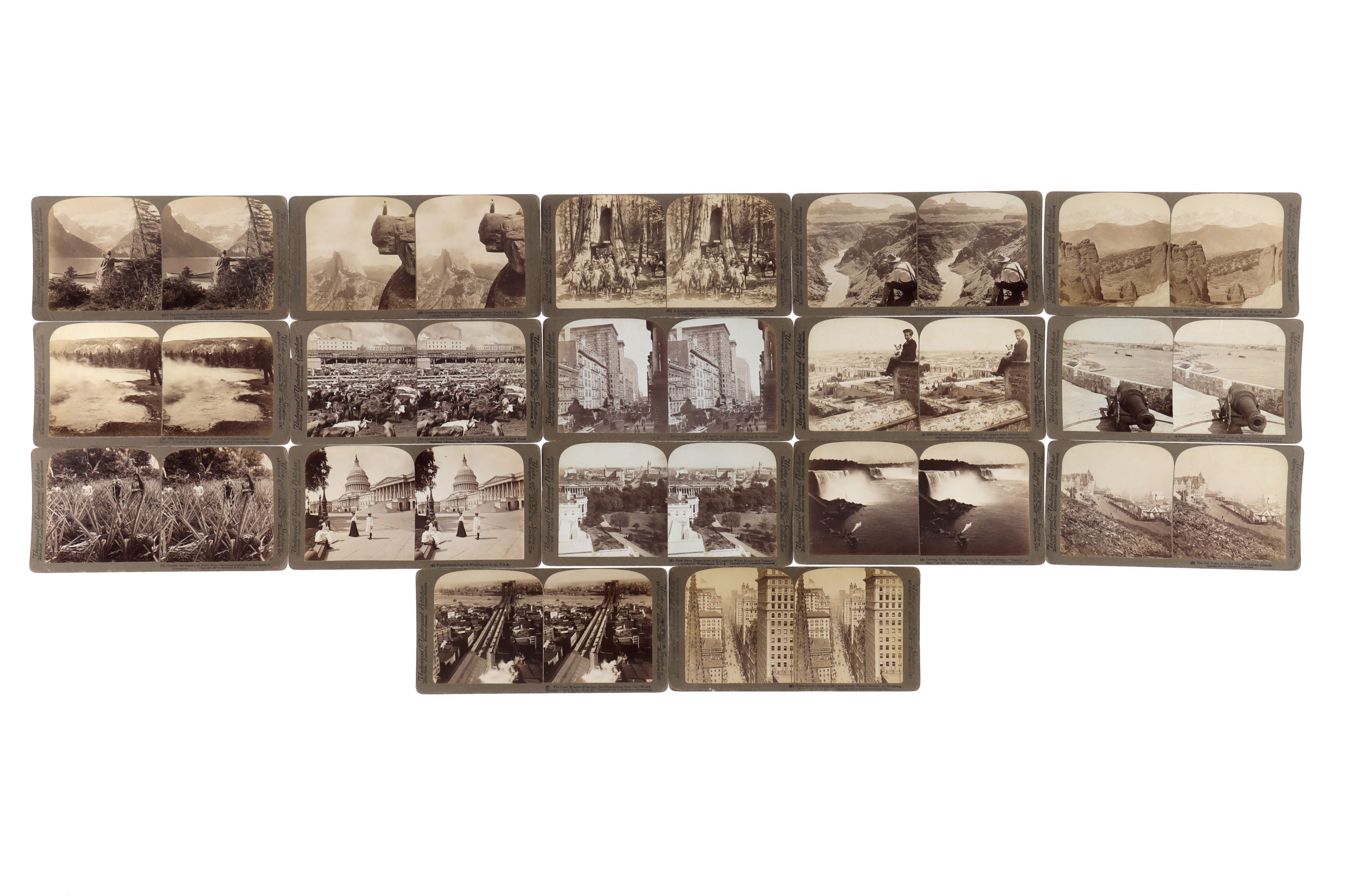 Trip Around The World, Stereoscope Cards, - Image 3 of 3