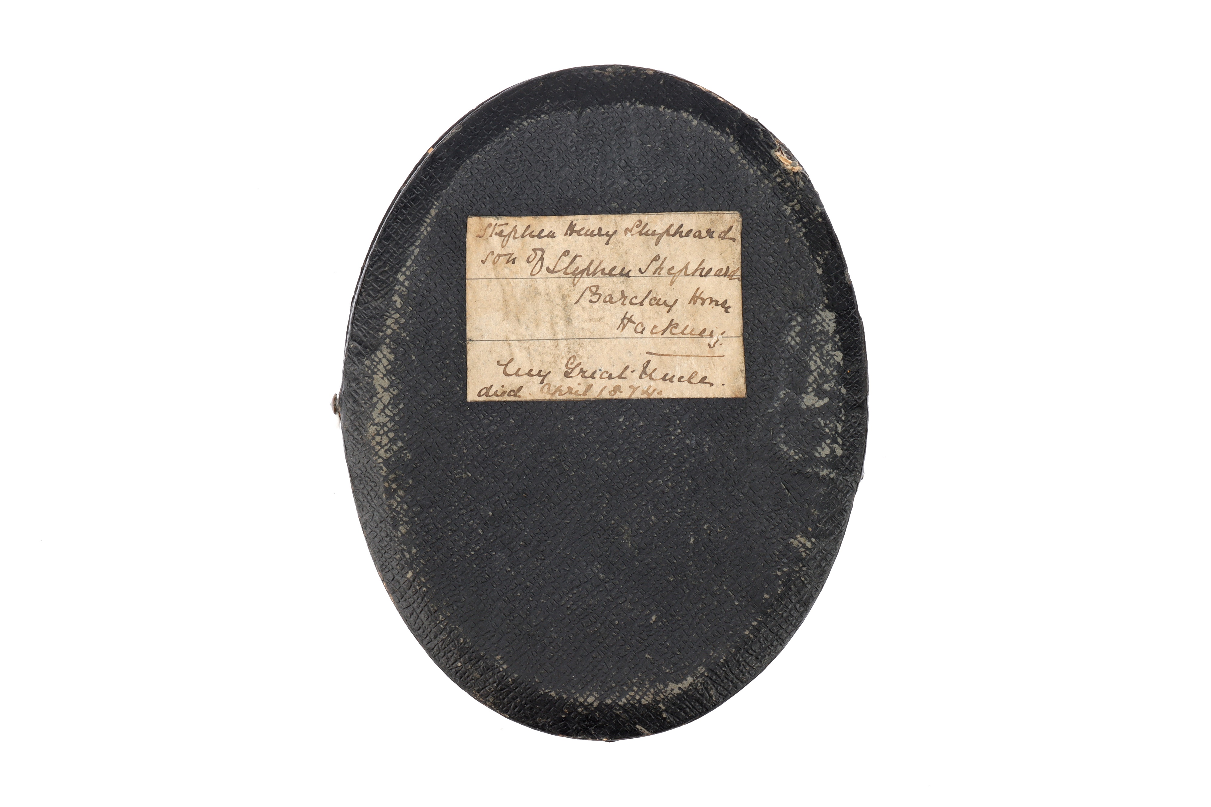 A Large Cased Oval Daguerreotype Portrait, - Image 4 of 4