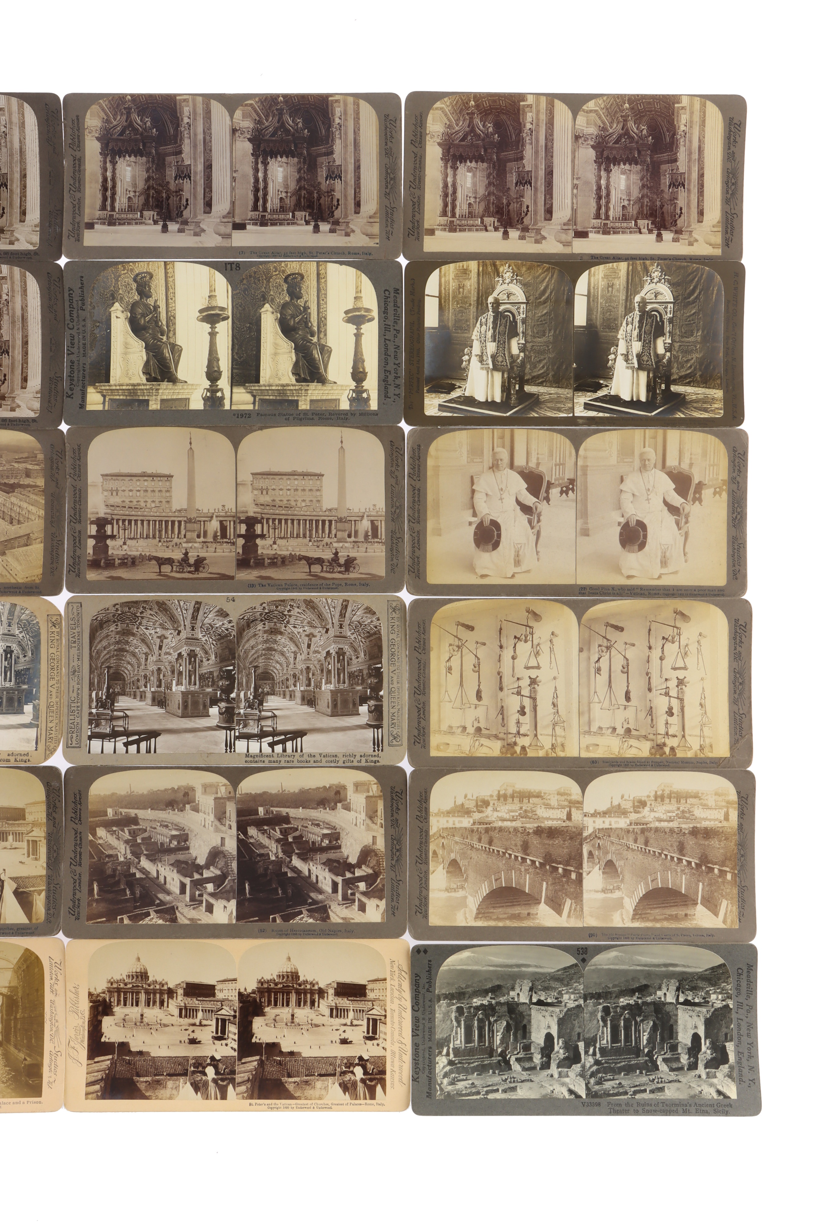 Stereoviews of Italy - Image 20 of 36