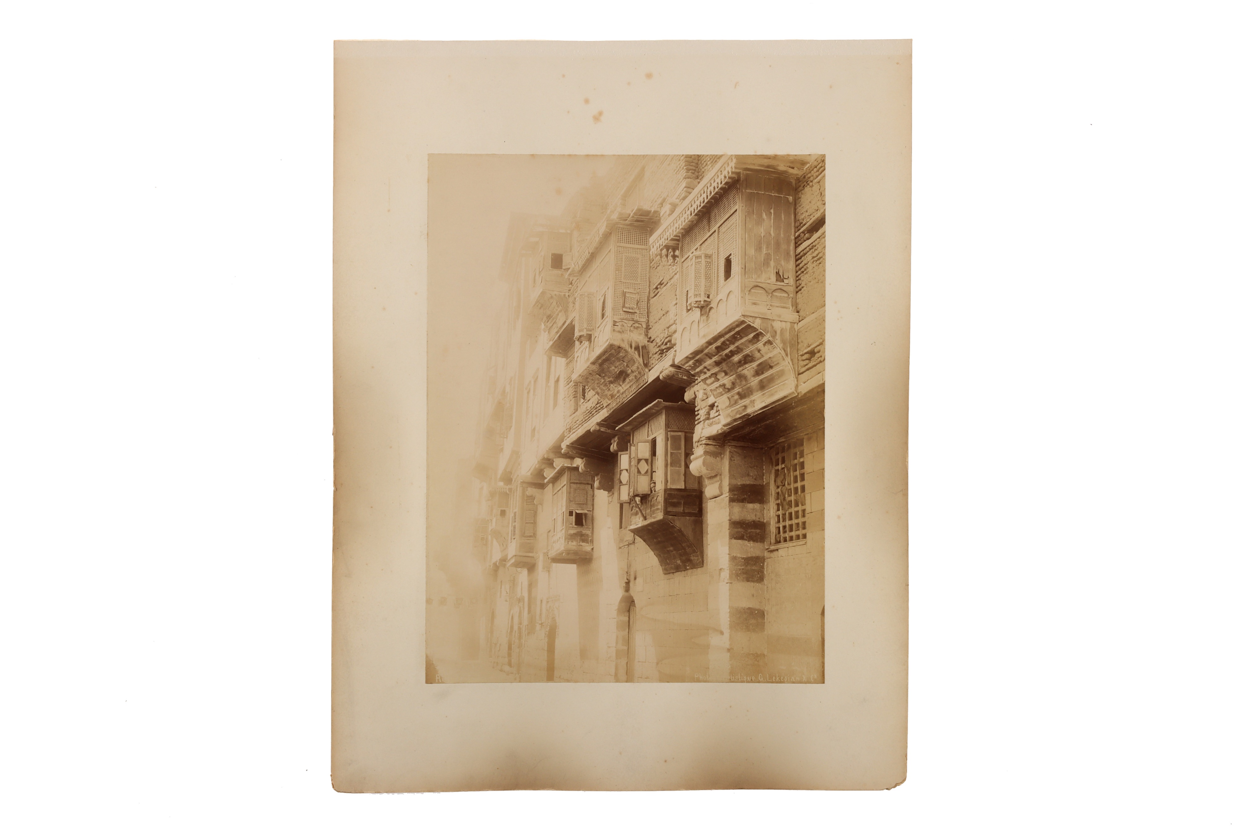 A Good Collection of 44 Egyptian Albumen Photographs, - Image 3 of 37