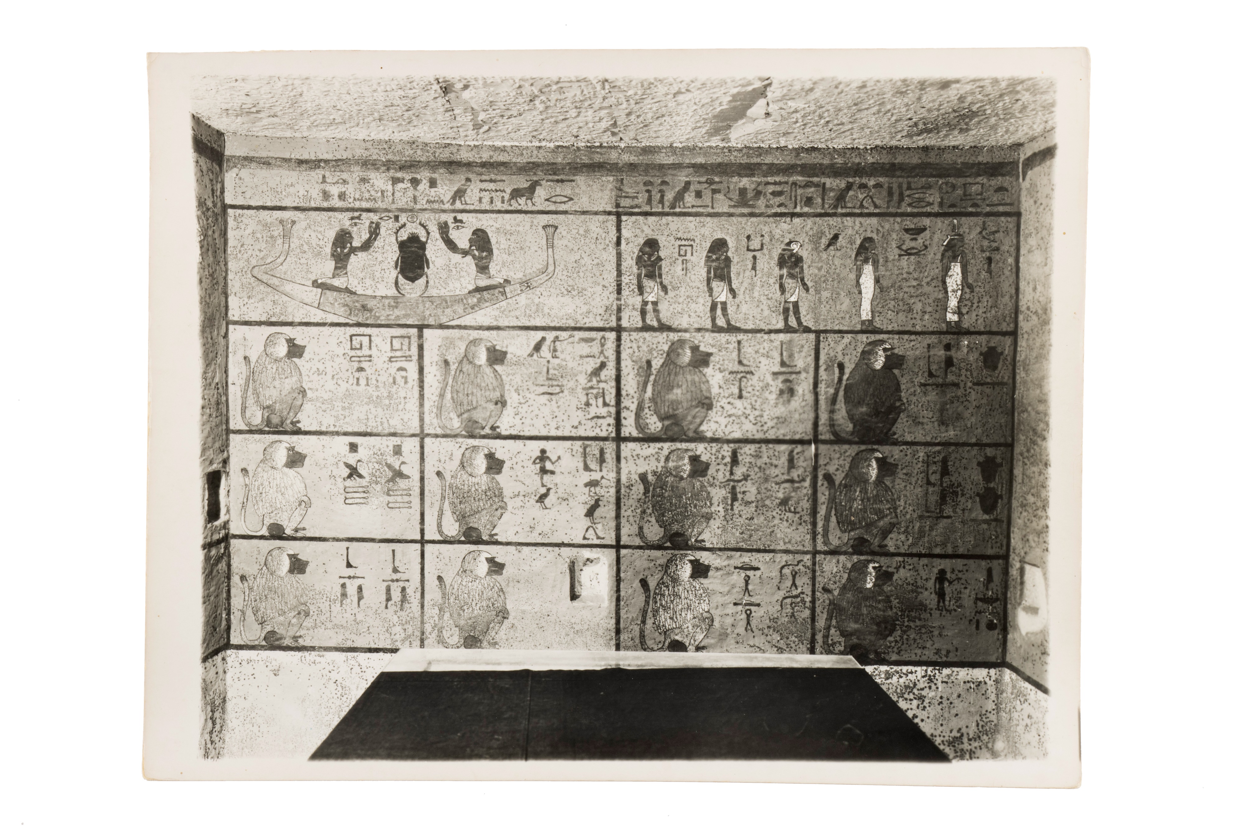 A Collection of 13 Silver Gelatin Photographs of Egypt & Egyptian tombs, - Image 22 of 27