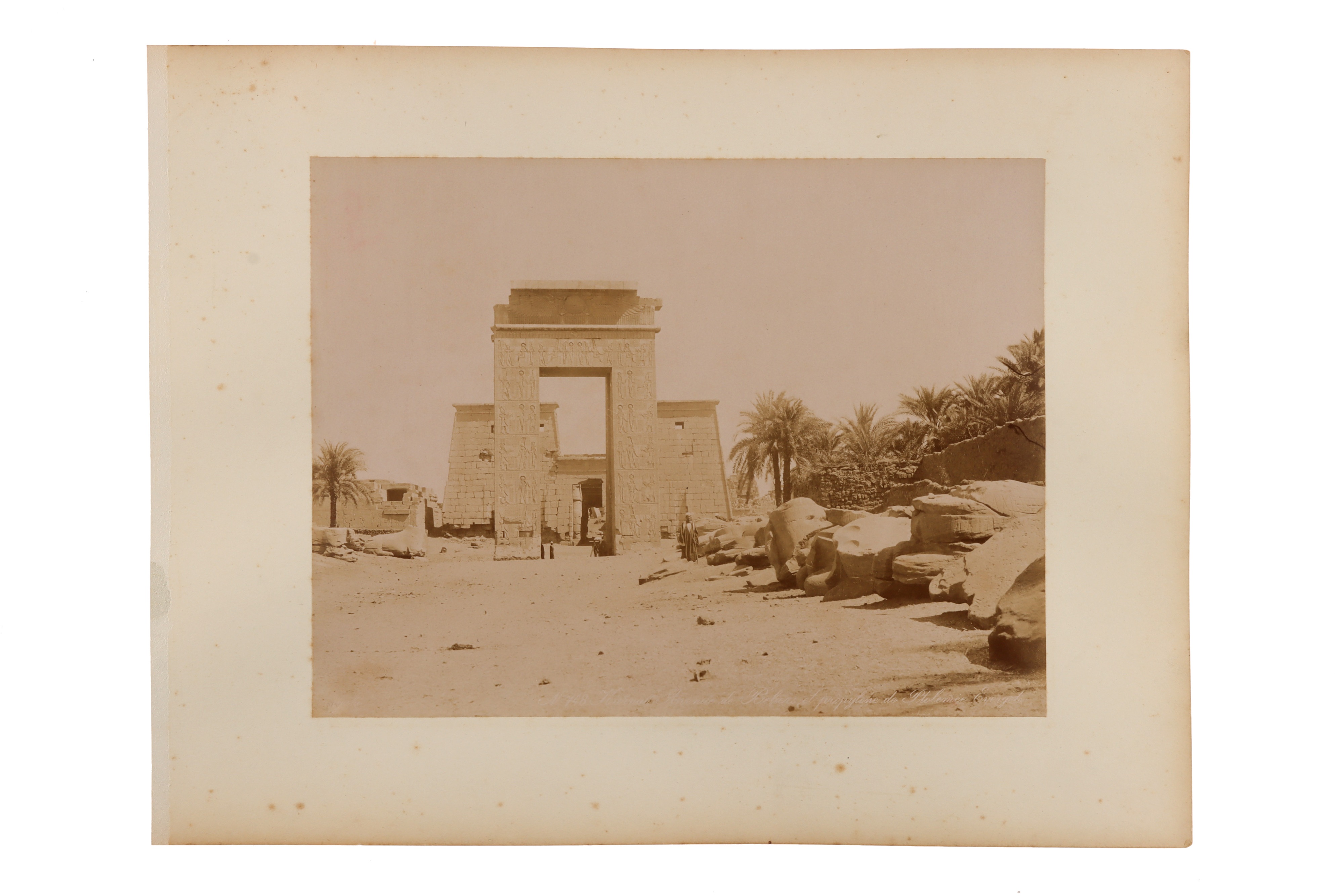 A Good Collection of 44 Egyptian Albumen Photographs, - Image 13 of 37