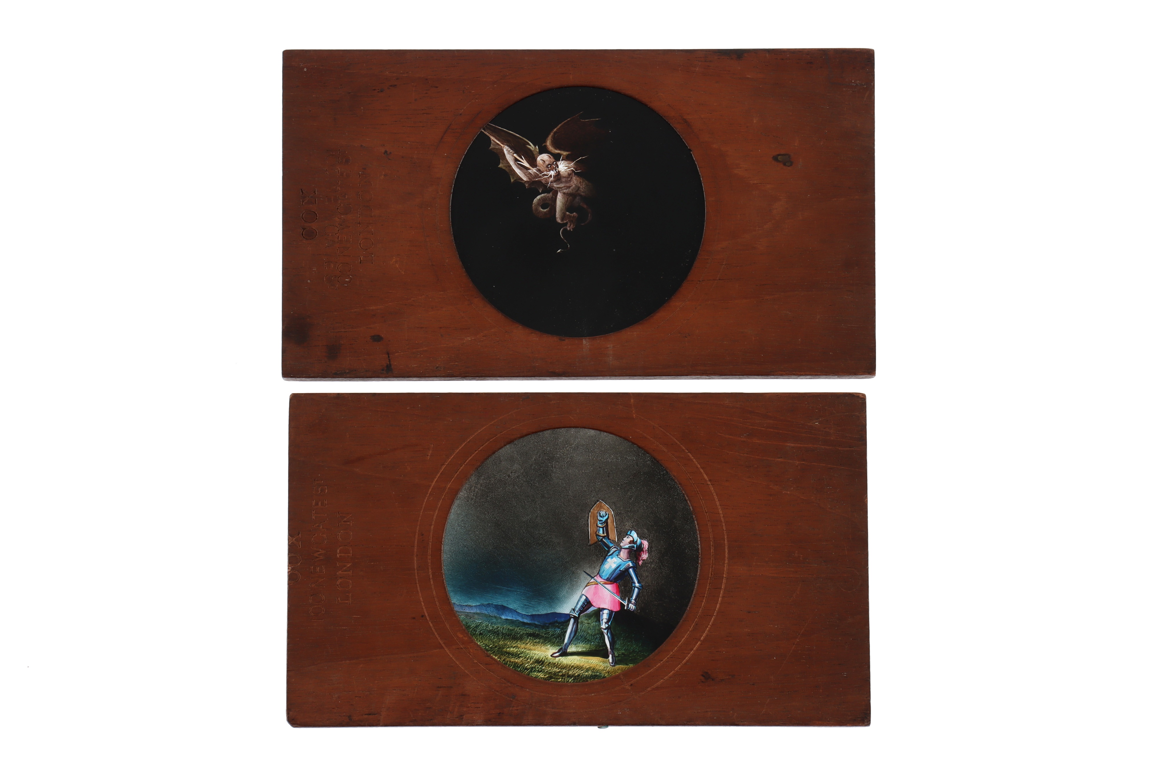 A Dissolving Phantasmagoria Apparition, Magic Lantern Slide Set,