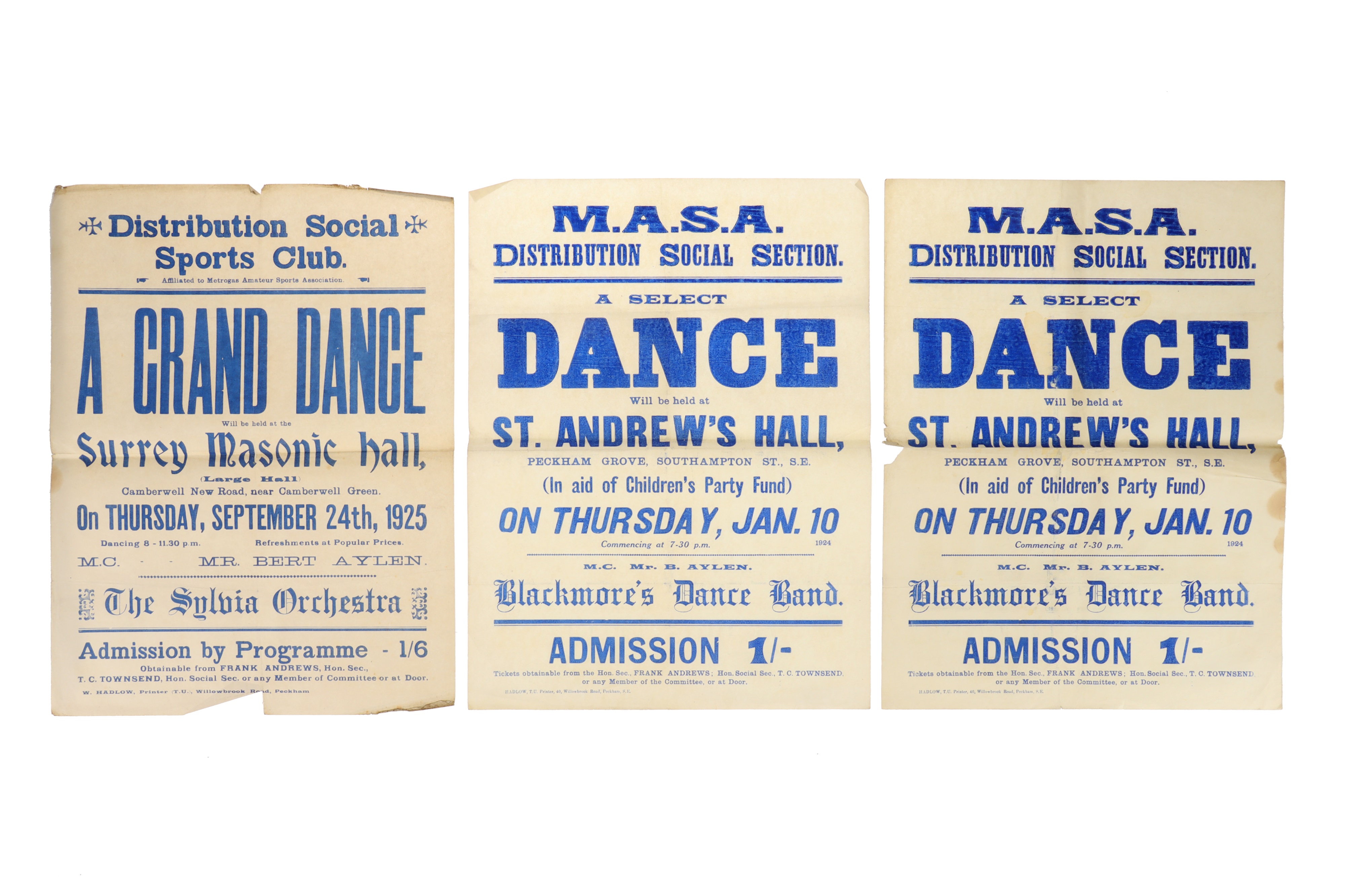 Collection of 20 Early Entertainment Posters, - Image 4 of 9