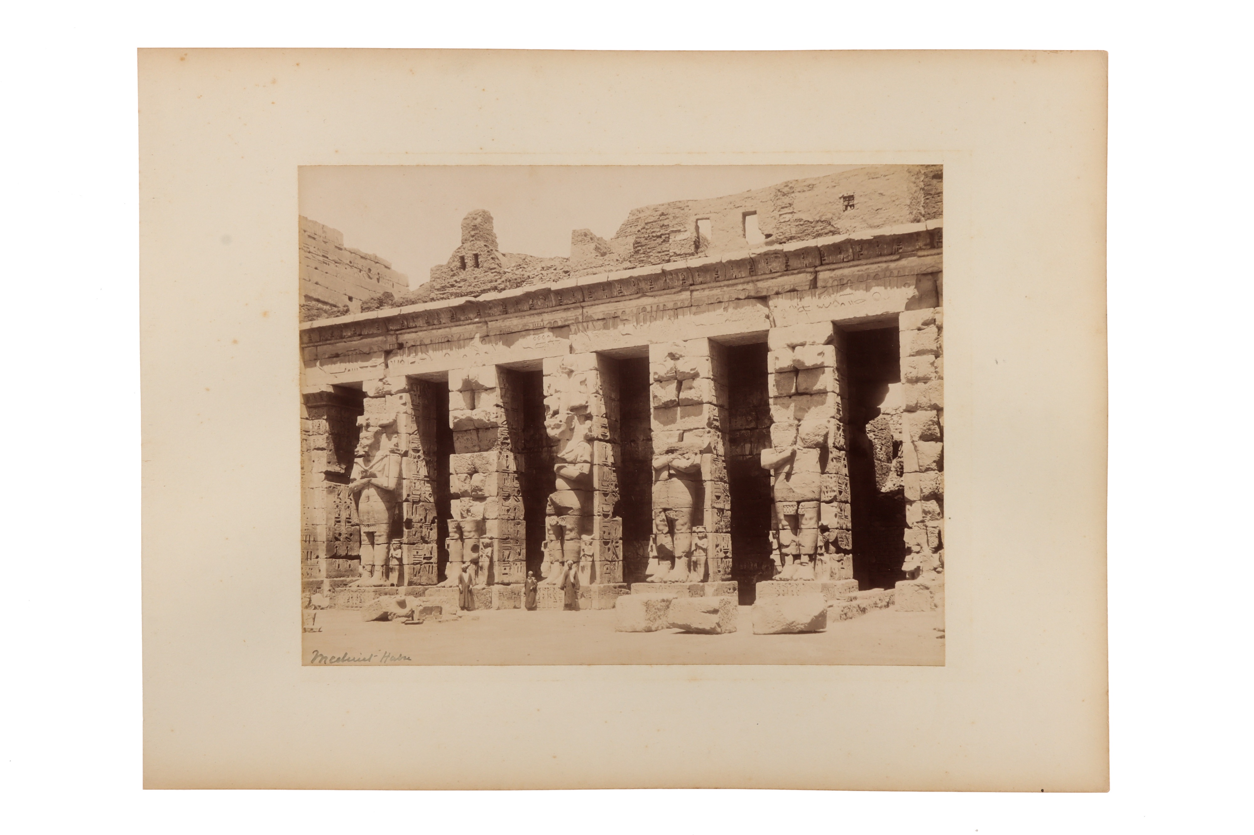 A Good Collection of 44 Egyptian Albumen Photographs, - Image 32 of 37