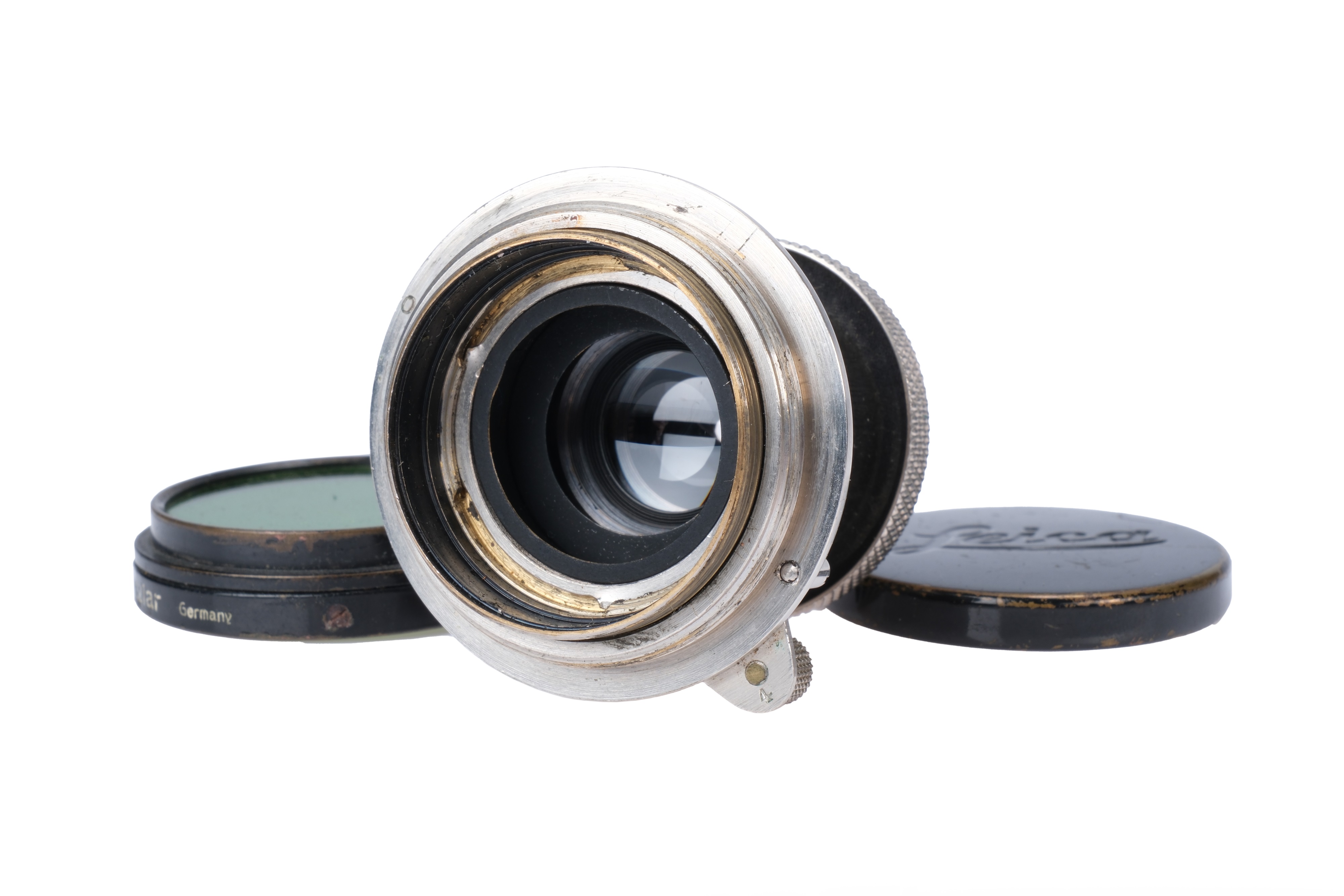 A Leitz Elmar f/3.5 50mm Lens, - Image 3 of 4