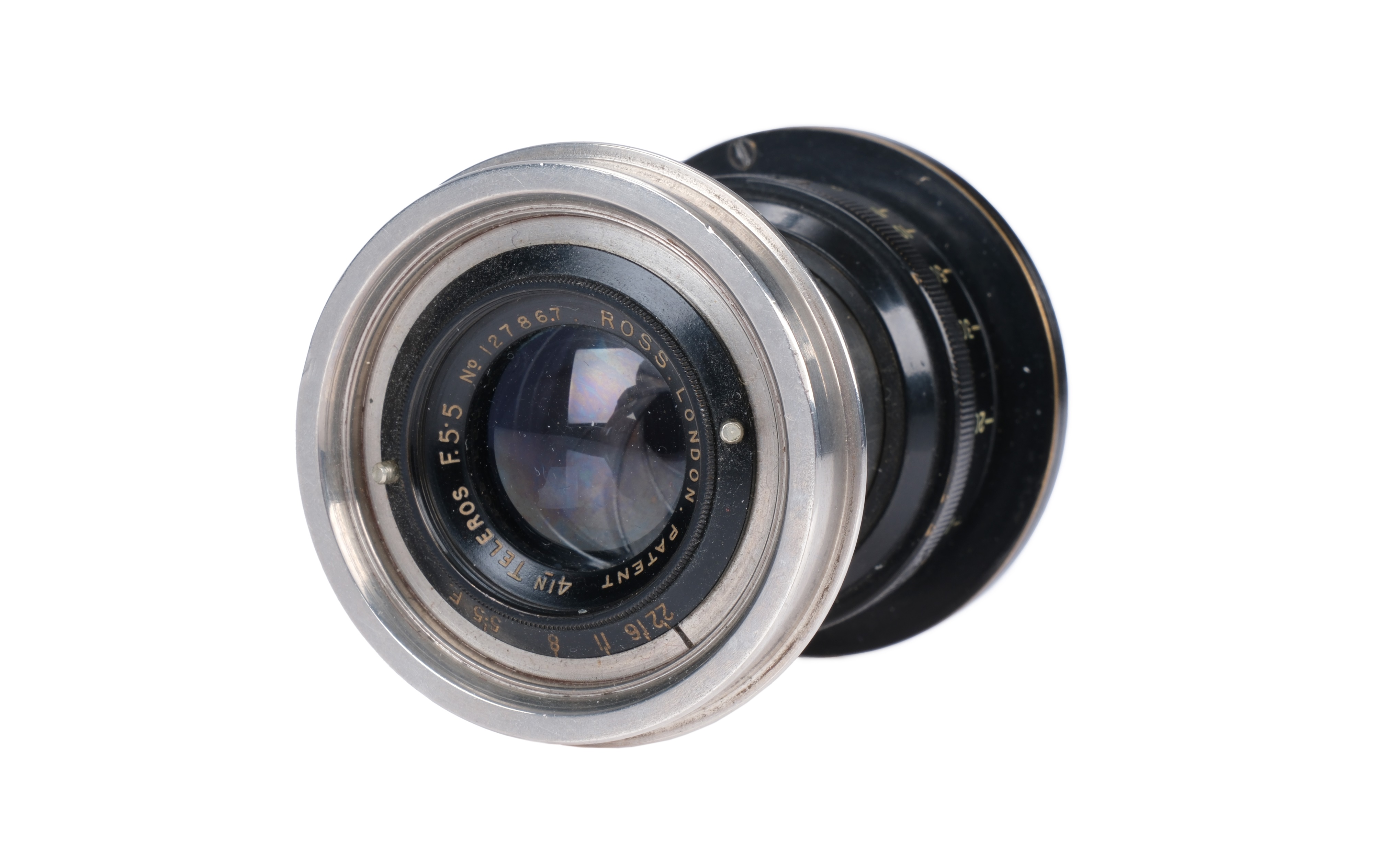 Three 'Experimental' Ross Teleros f/5.5 4" Lenses, - Image 6 of 7