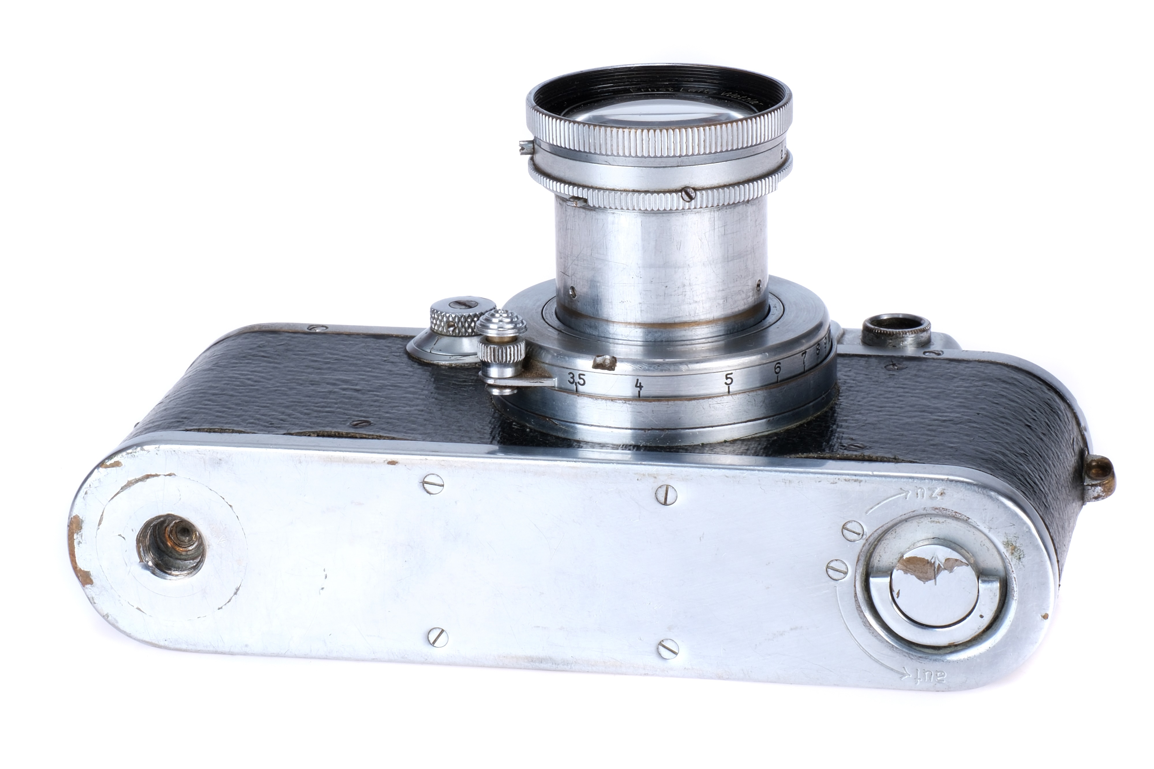 A Leica IIIa 'Stapo Wesermunde' Rangefinder Camera Set, - Image 6 of 7