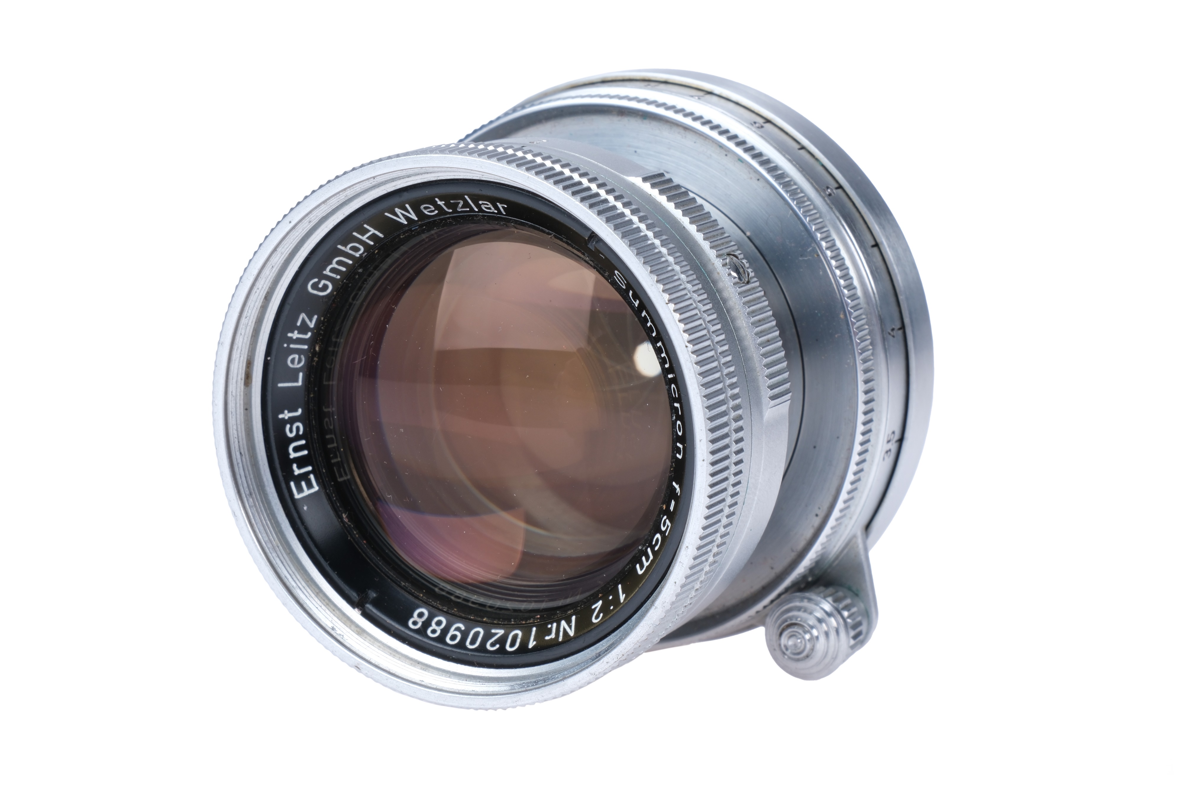 A Leitz Summicron 'Thorium' f/2 50mm Lens, - Image 2 of 3