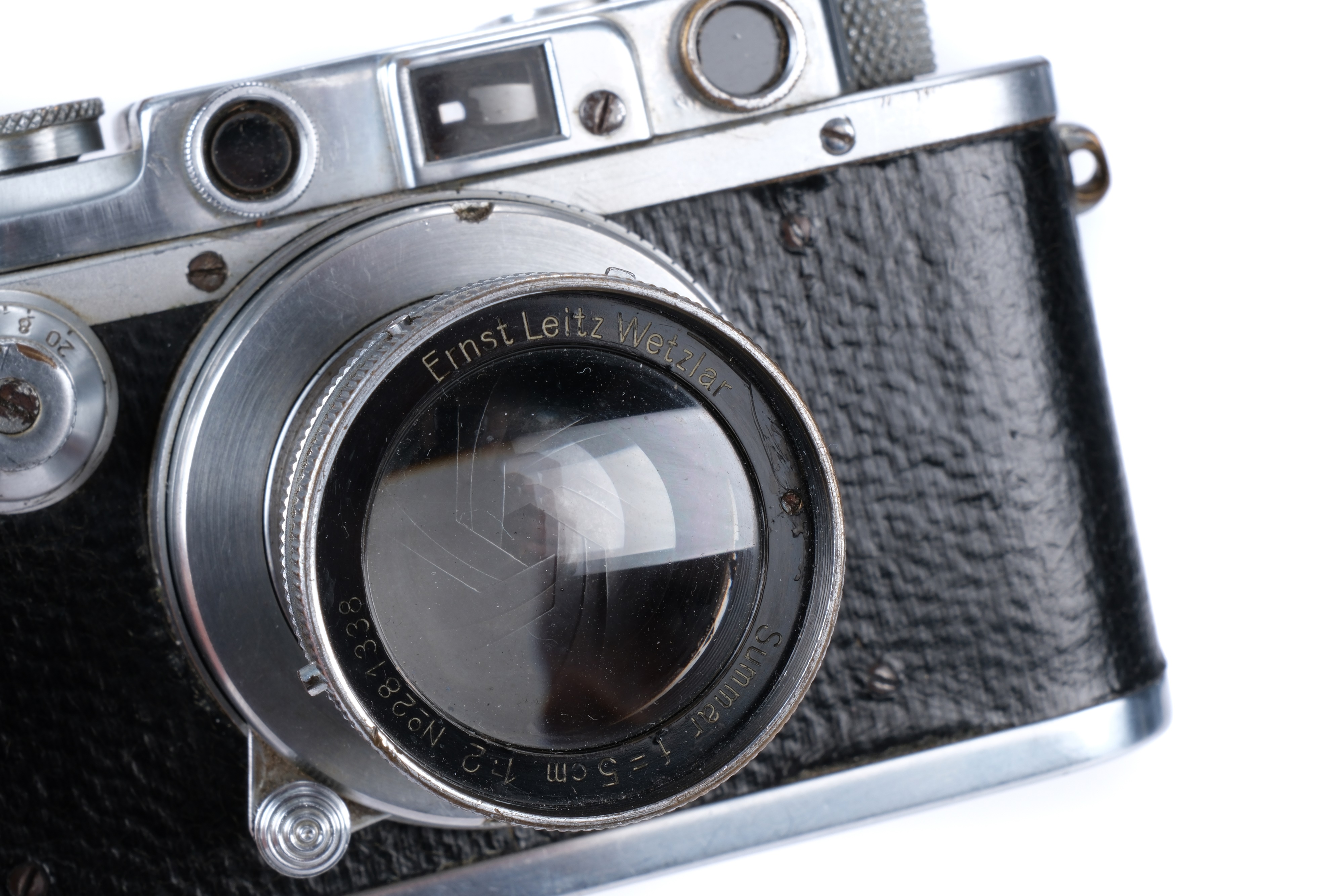 A Leica IIIa 'Stapo Wesermunde' Rangefinder Camera Set, - Image 5 of 7